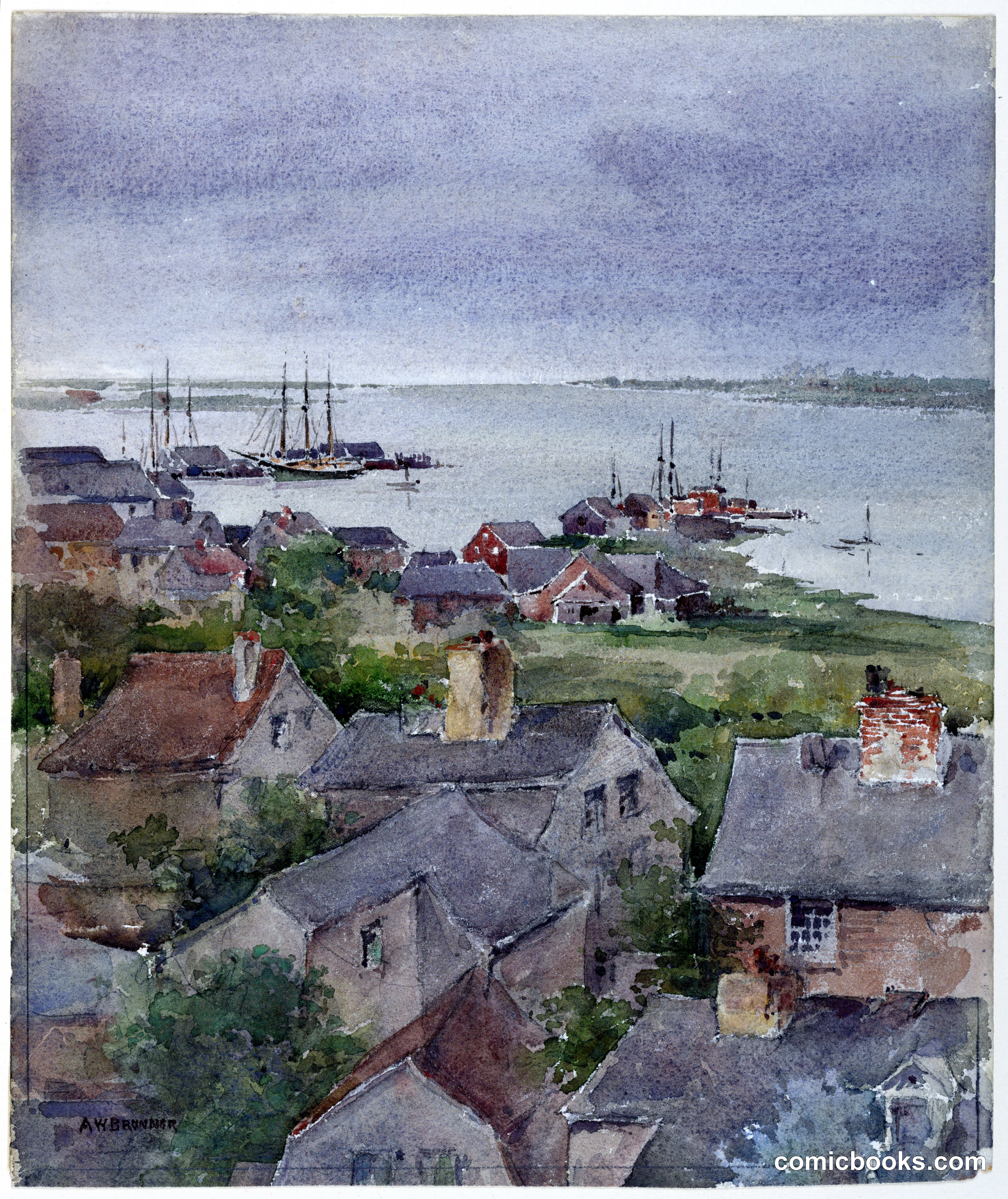 Houses by the Shore in Nantucket