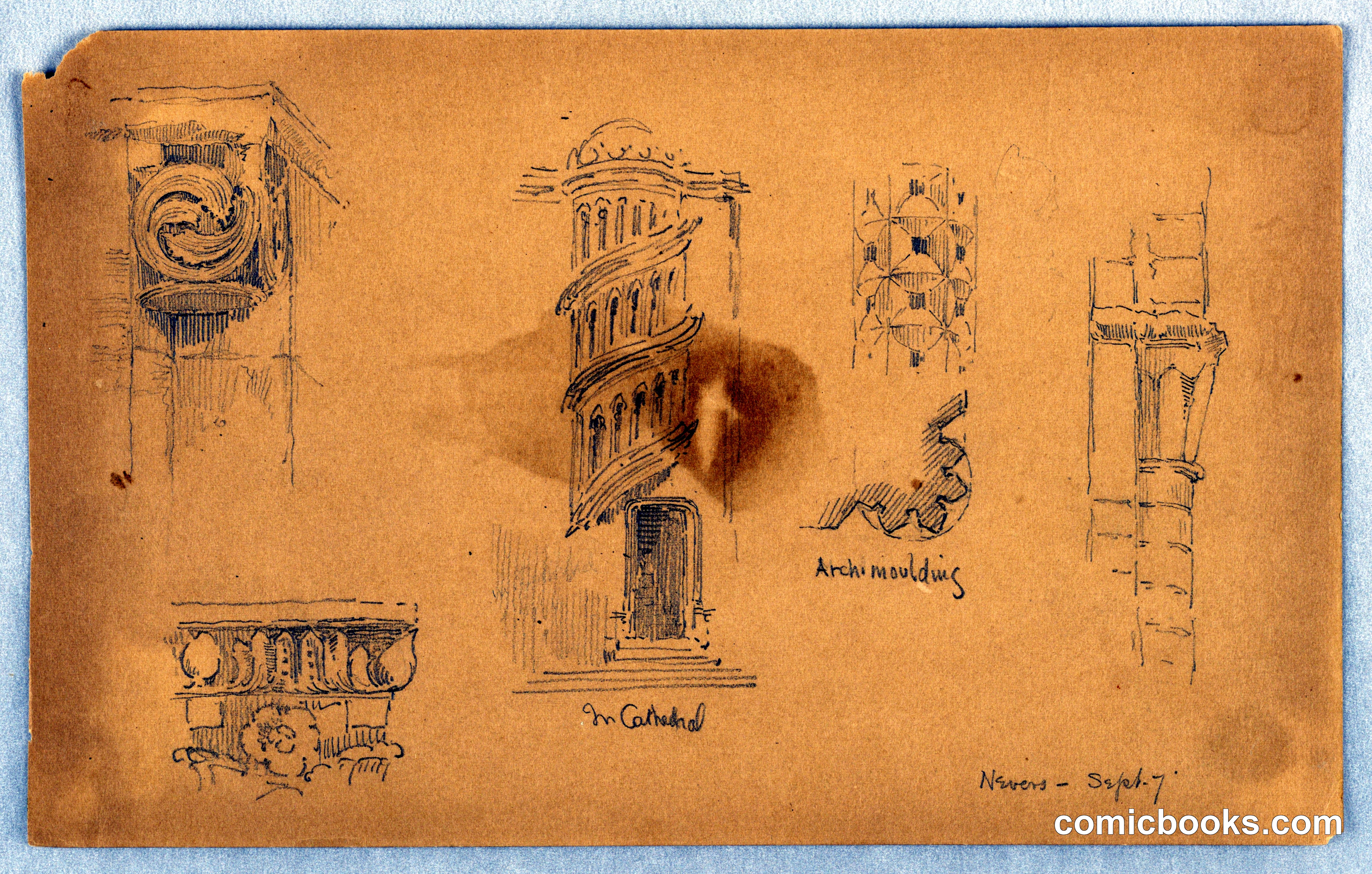 Architectural Studies: Nevers Cathedral