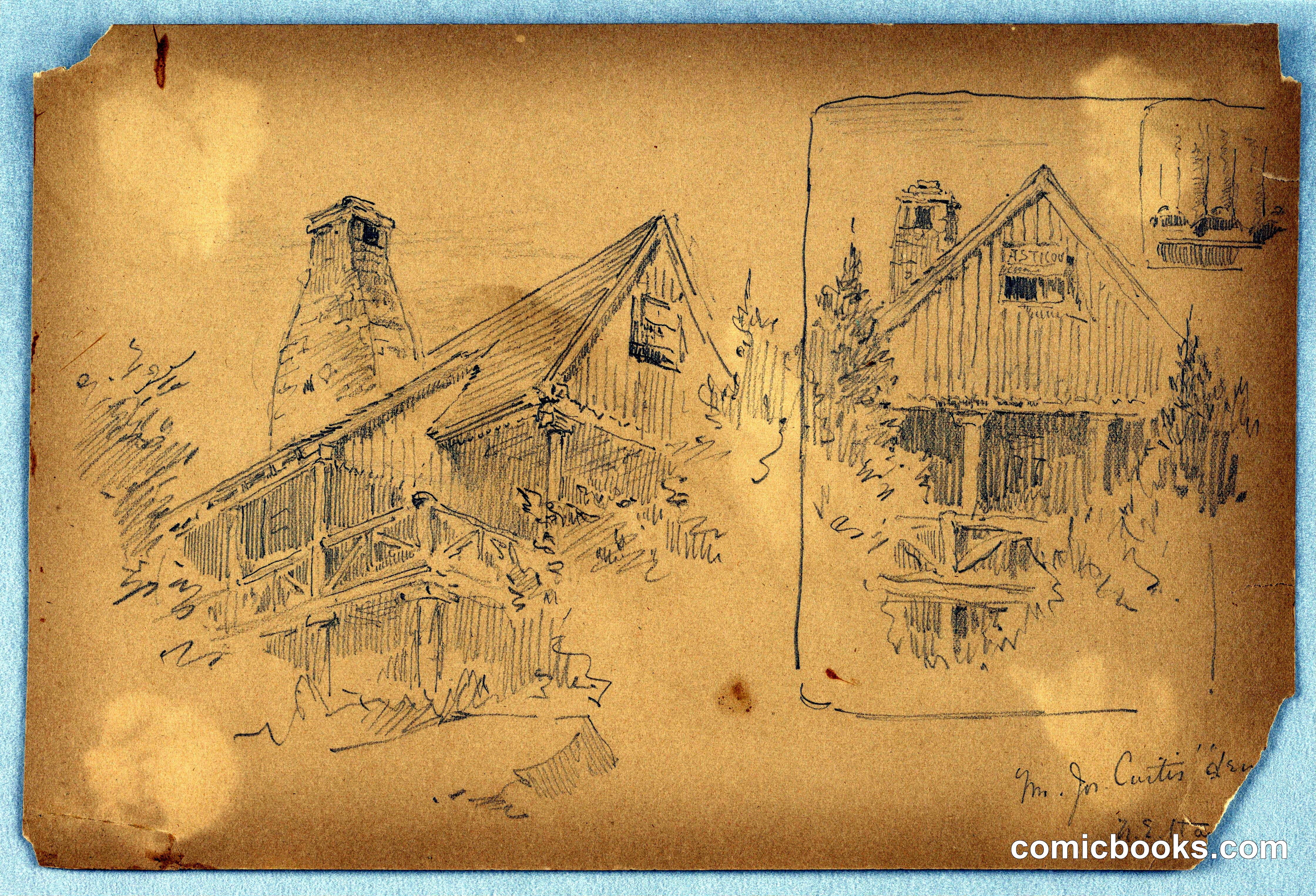 Two Sketches of Cottage