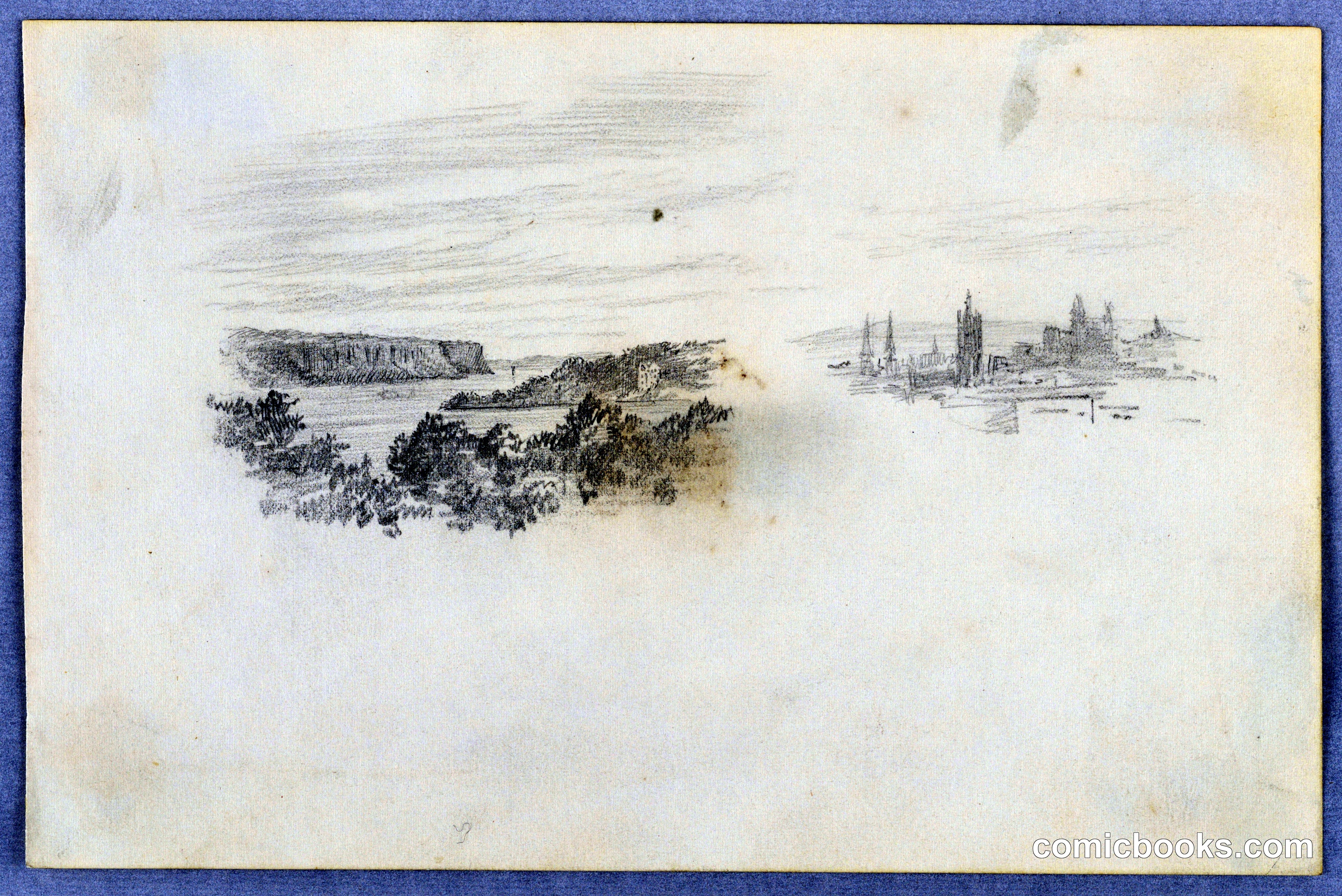 Two Views, Landscape and City Skyline