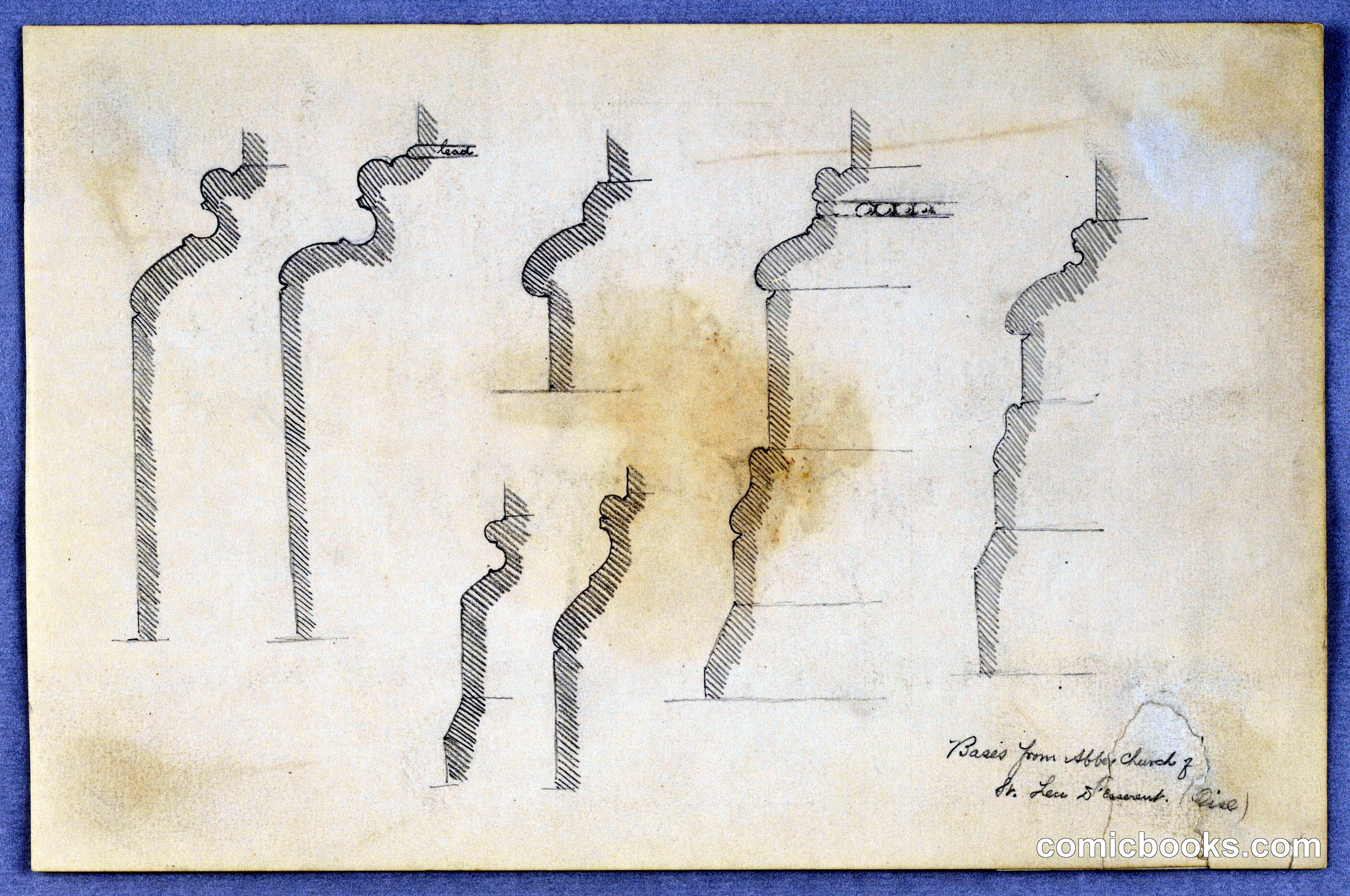 Architectural Study of Abbey Church of St. Leu d'Esserent