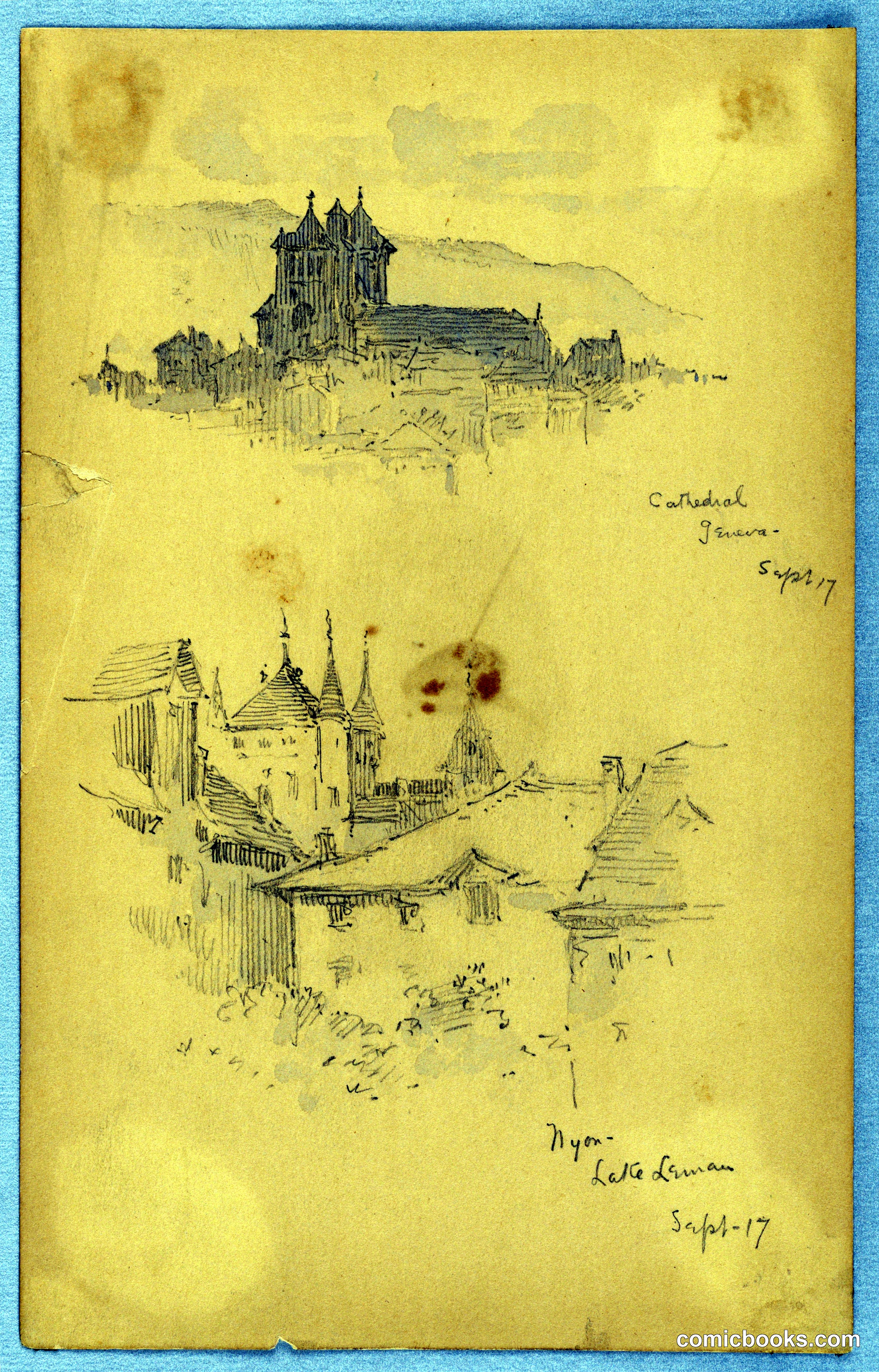Architectural Sketches: Cathedral and Town Studies
