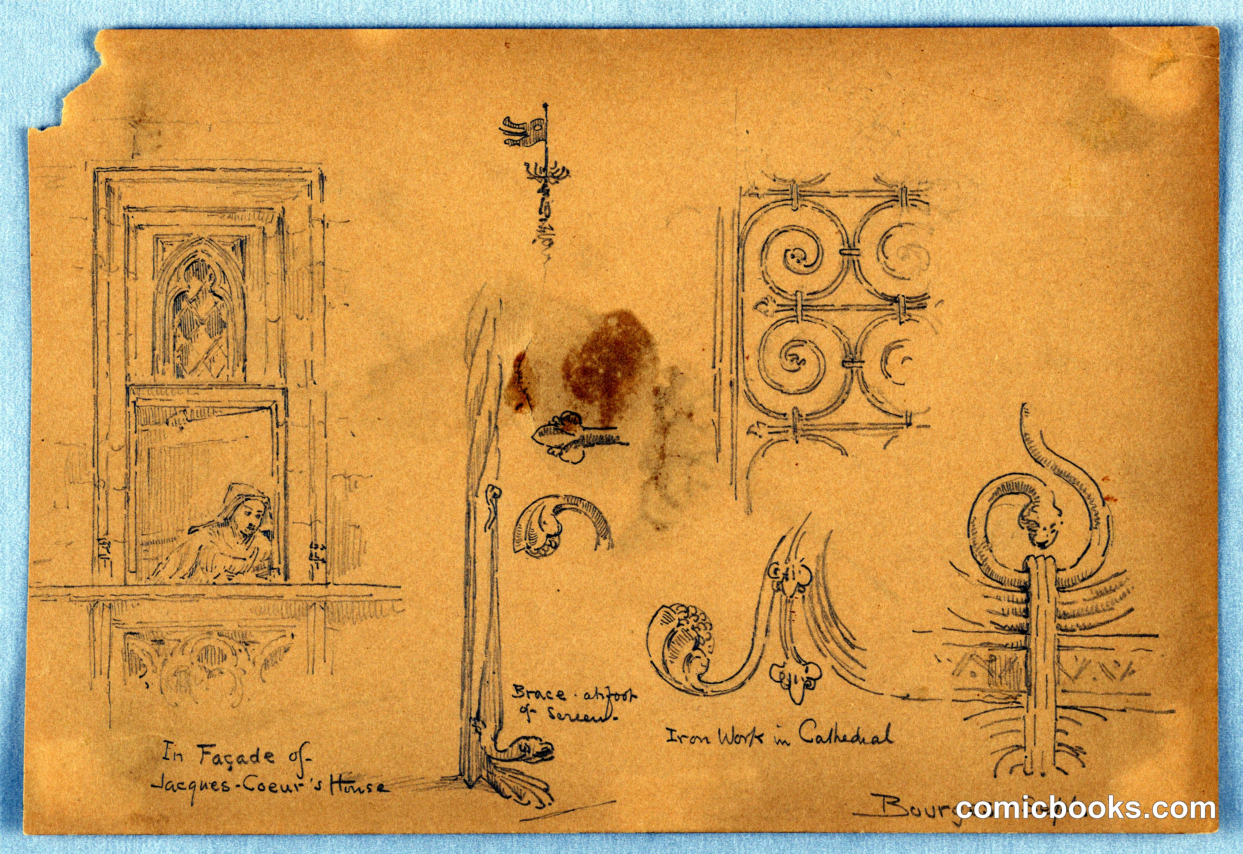 Sketches at Bourges