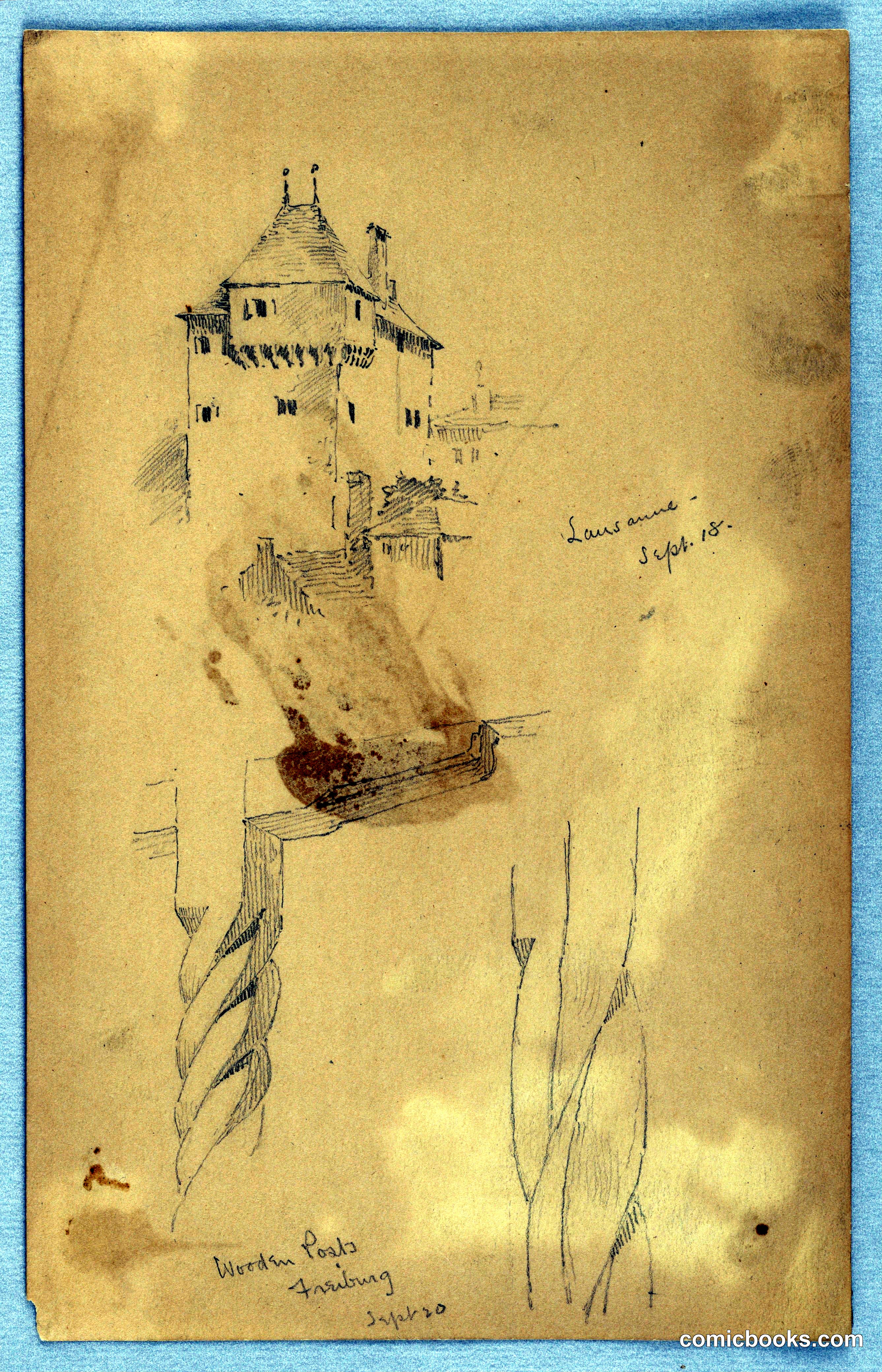 Sketches at Lausanne