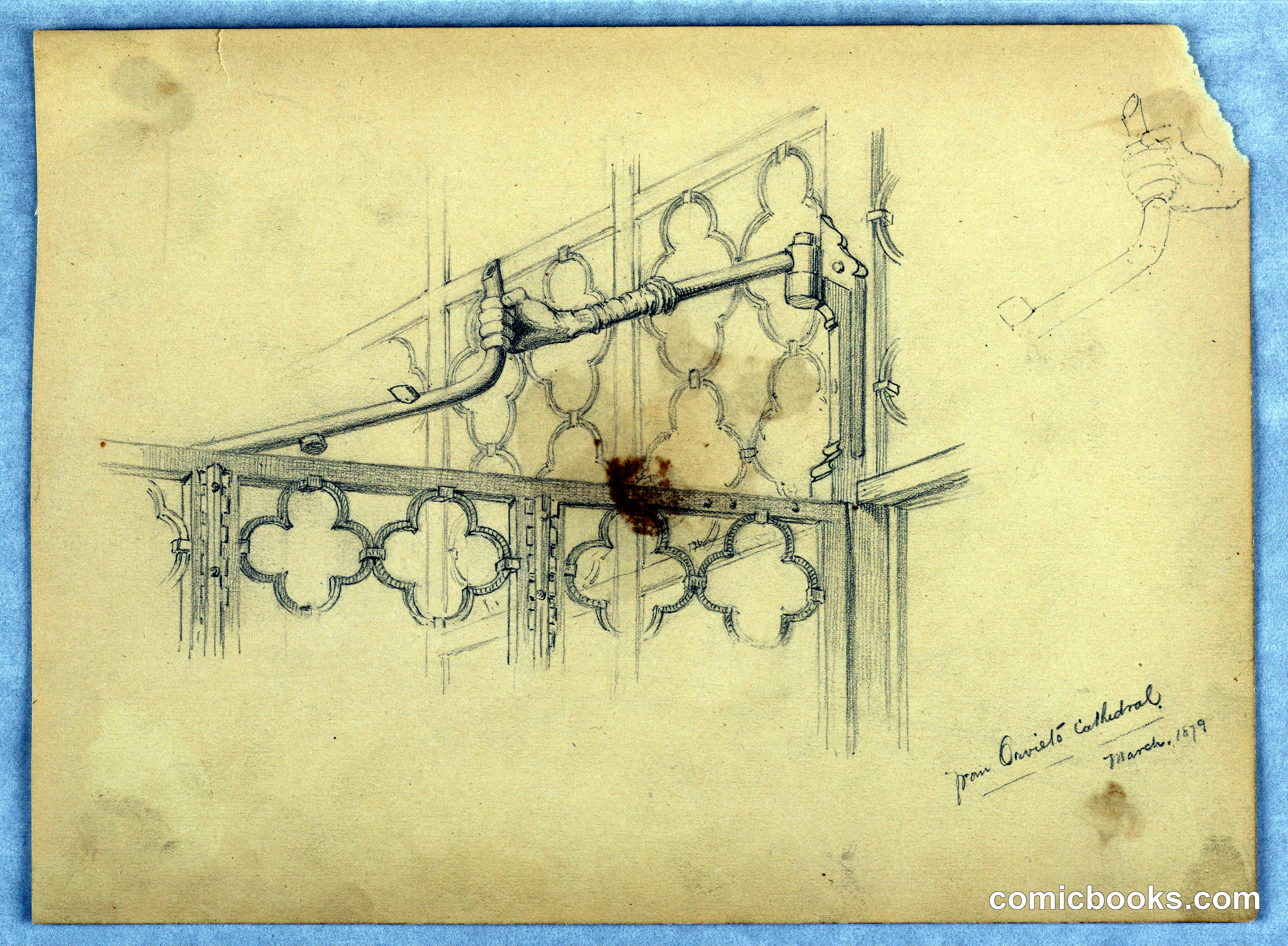 Study of a Hinge from Orvieto Cathedral