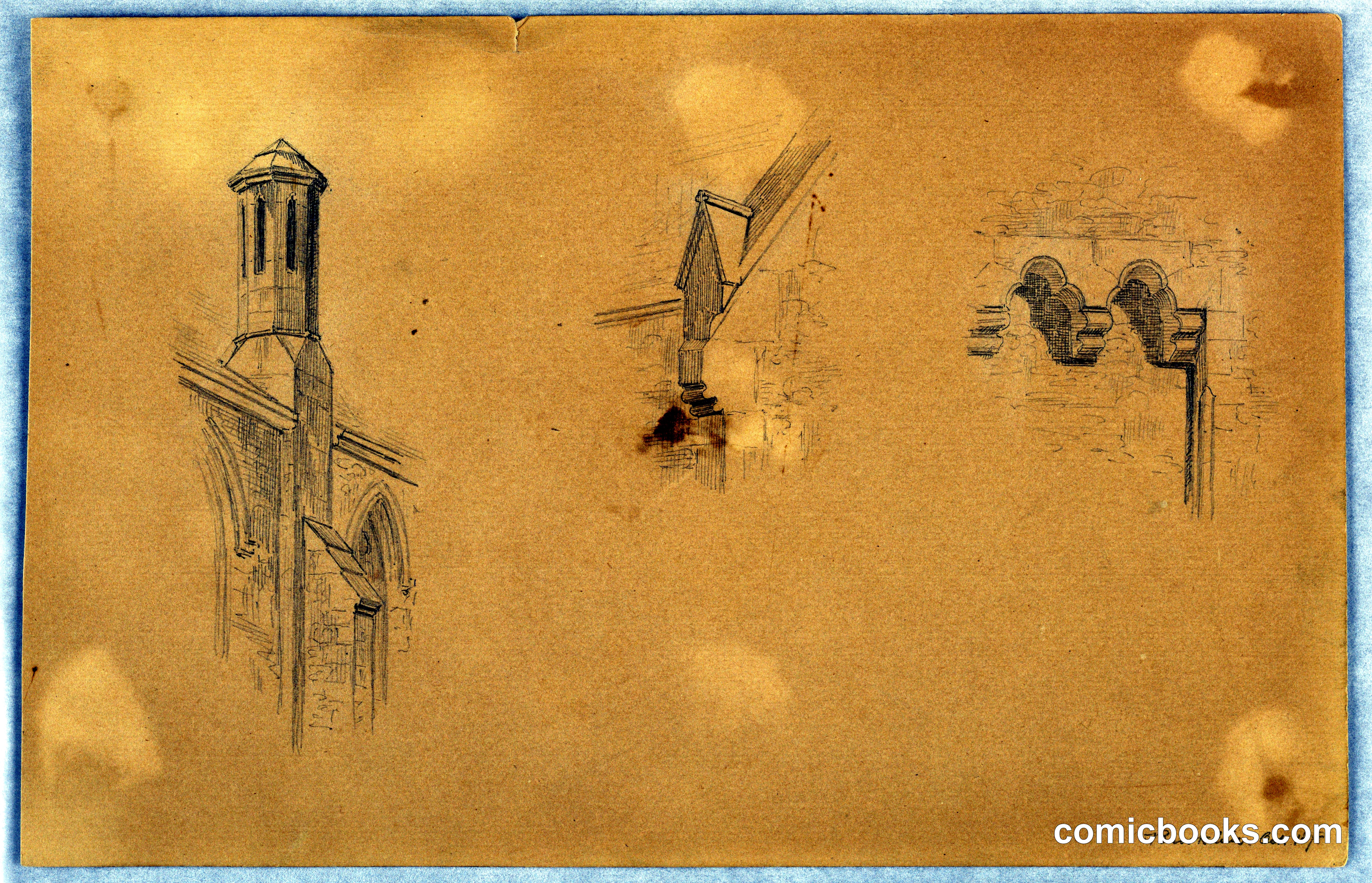 Architectural Studies: Church Tower and Details