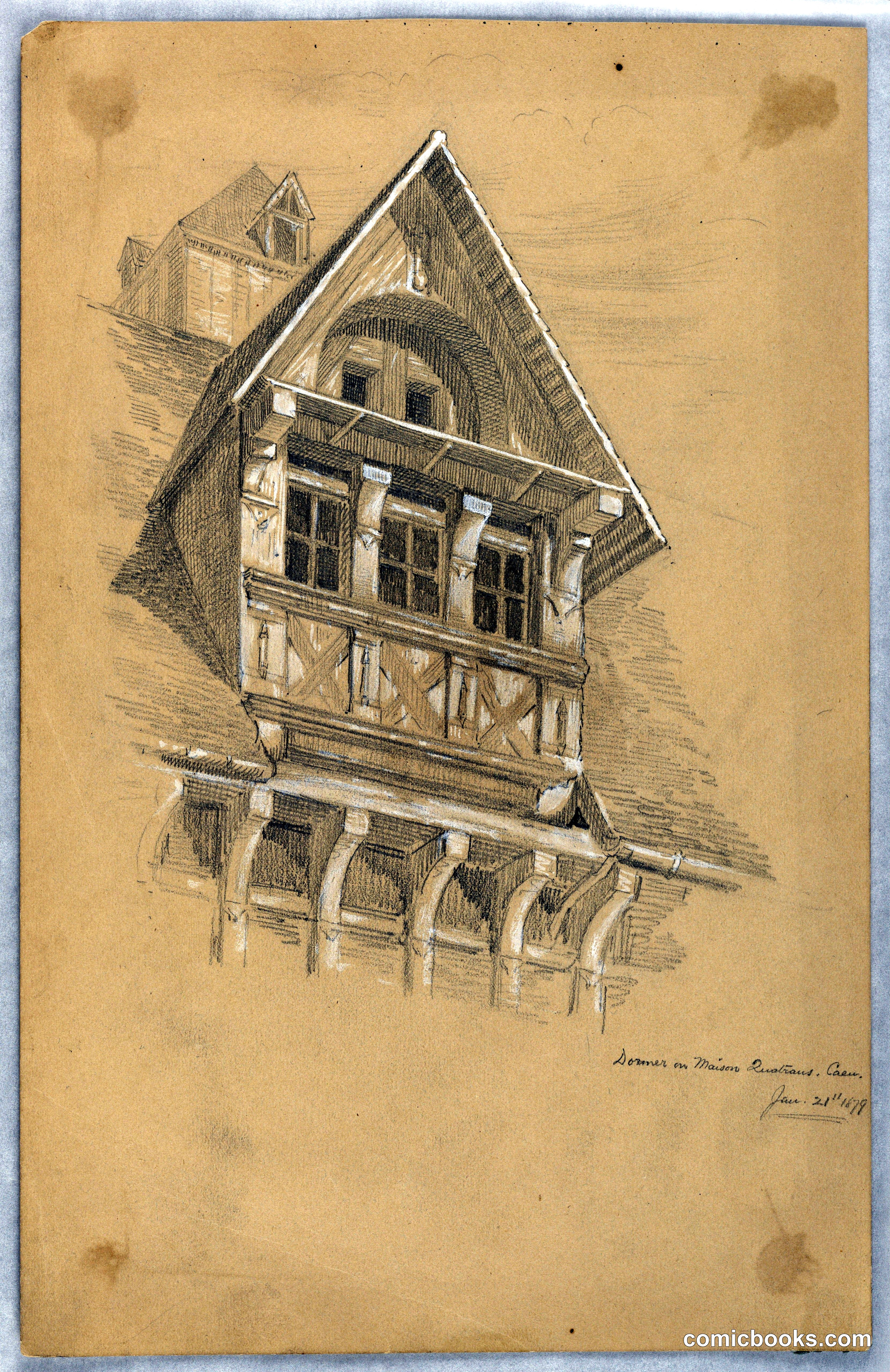 Dormer on Maison des Quatrans, Caen
