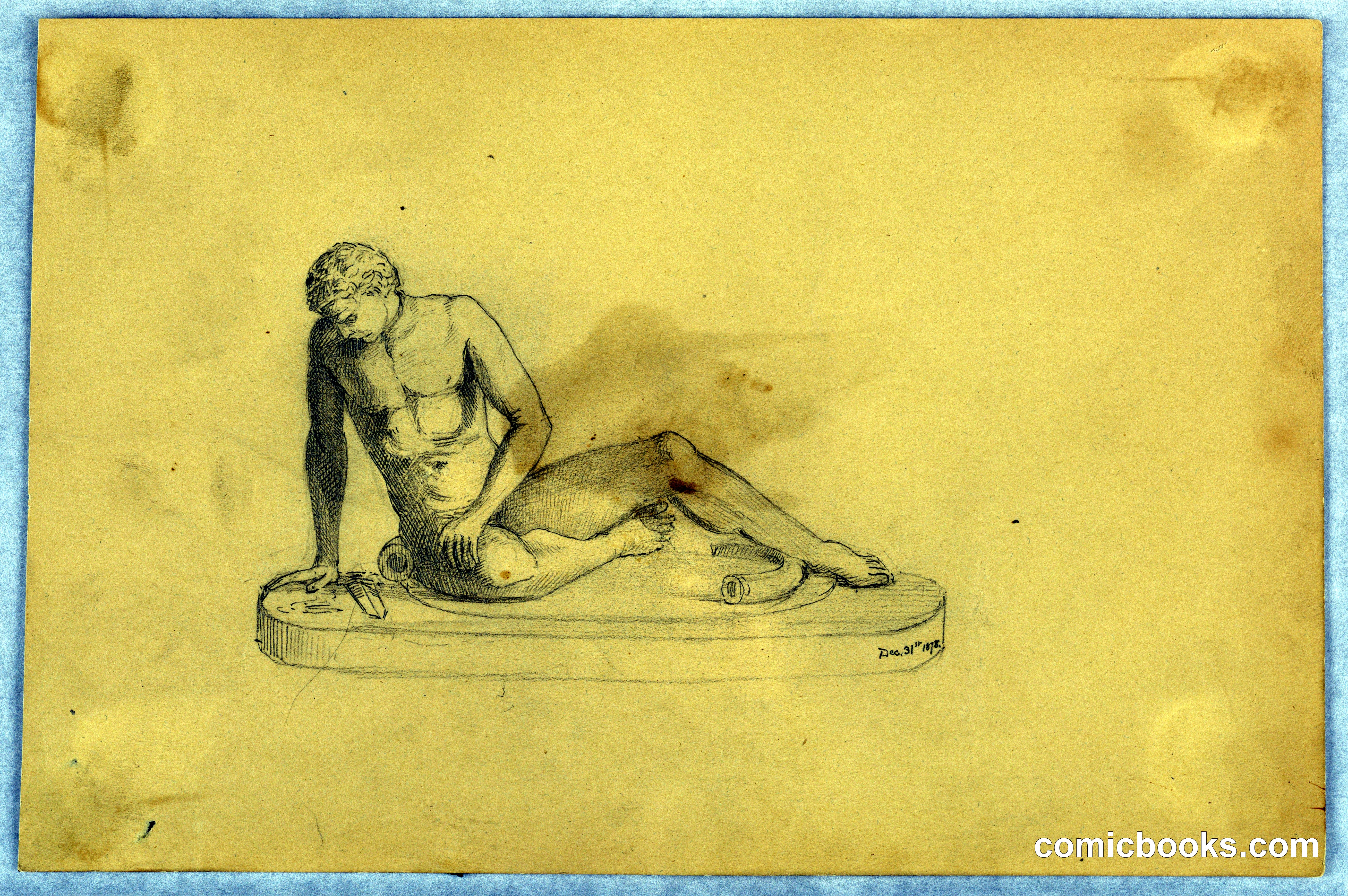 Study of a Statue, or Cast