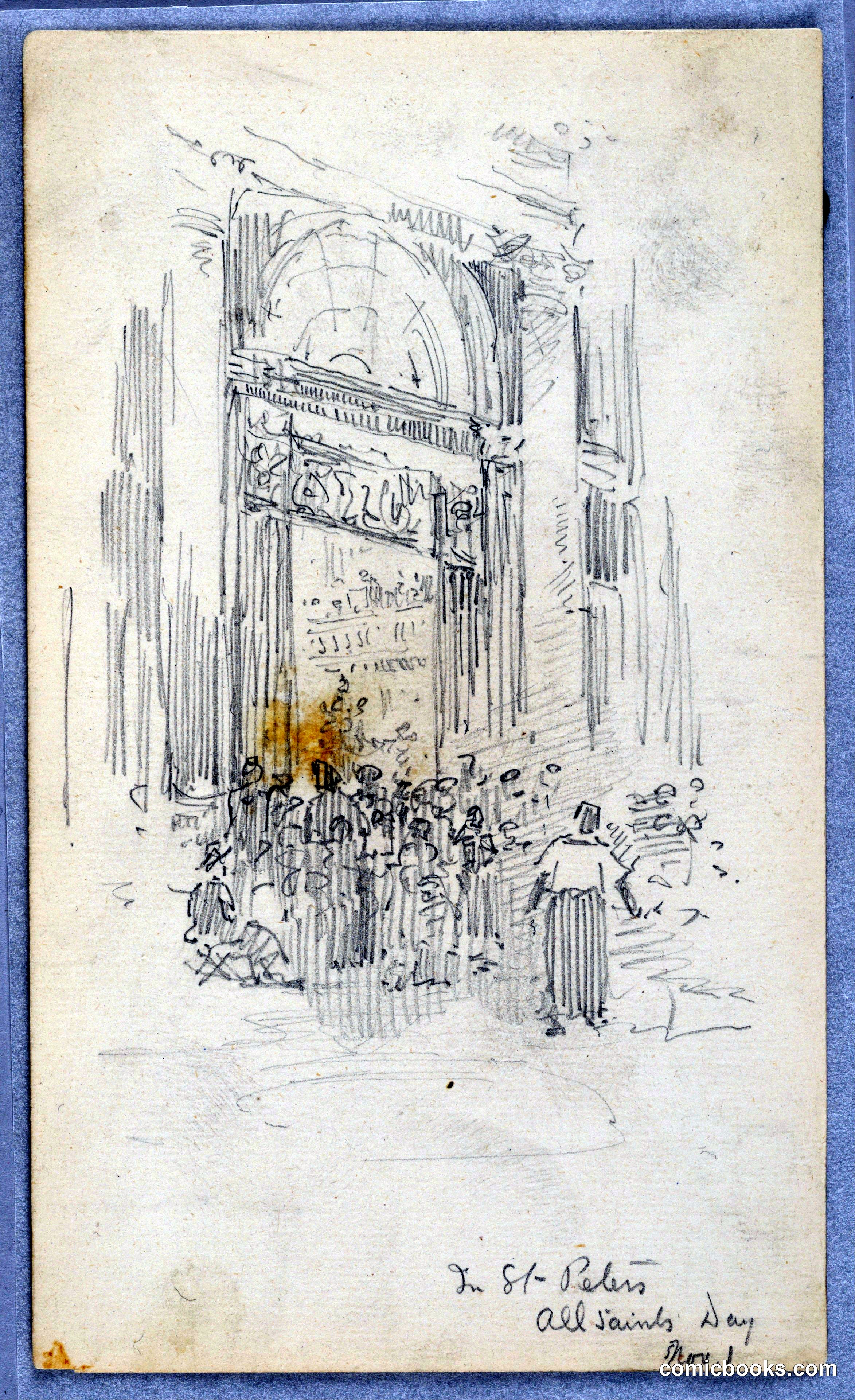 In St. Peter's, All Saints Day