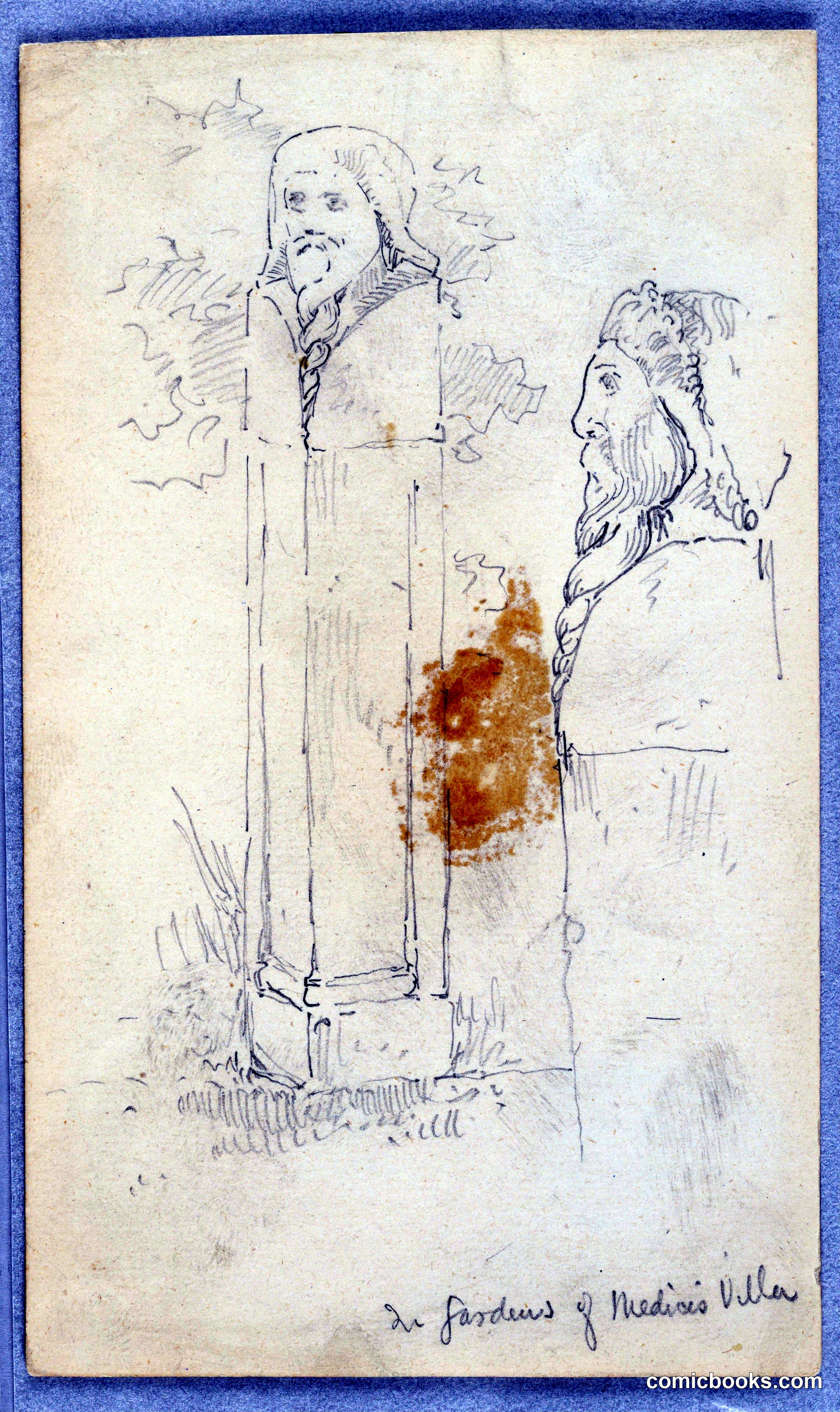 Sketches of Stone Busts
