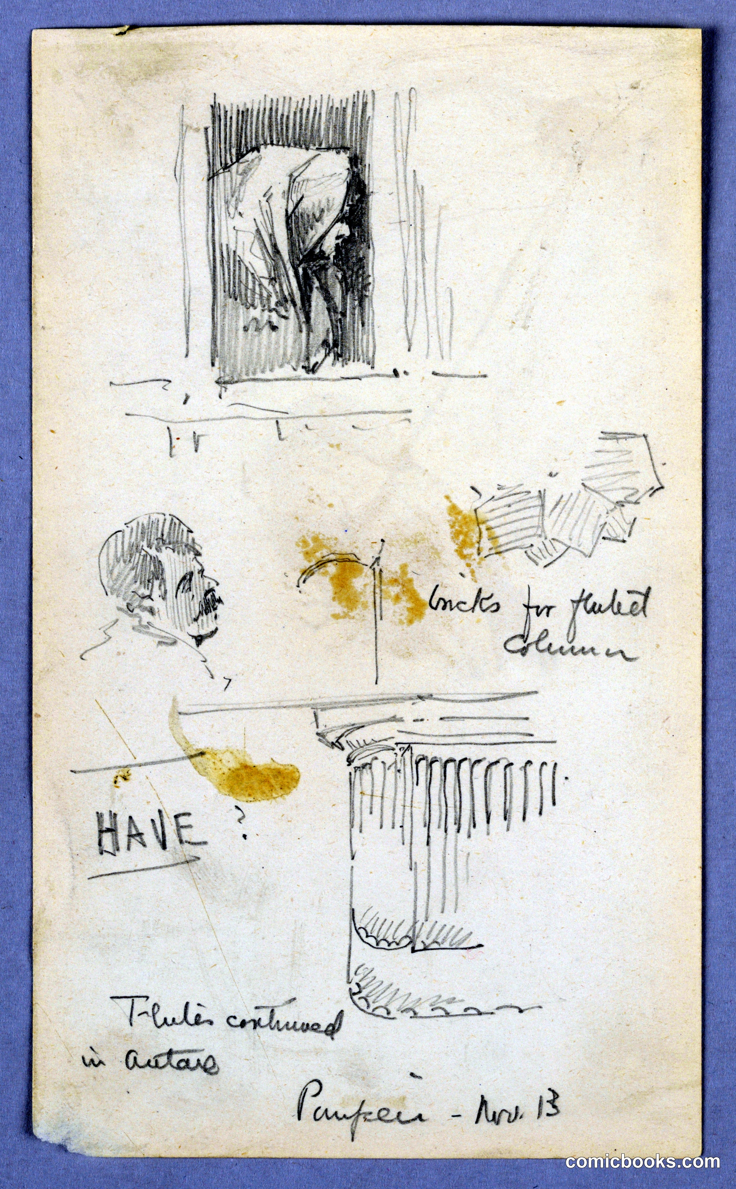 Sketches in Pompeii