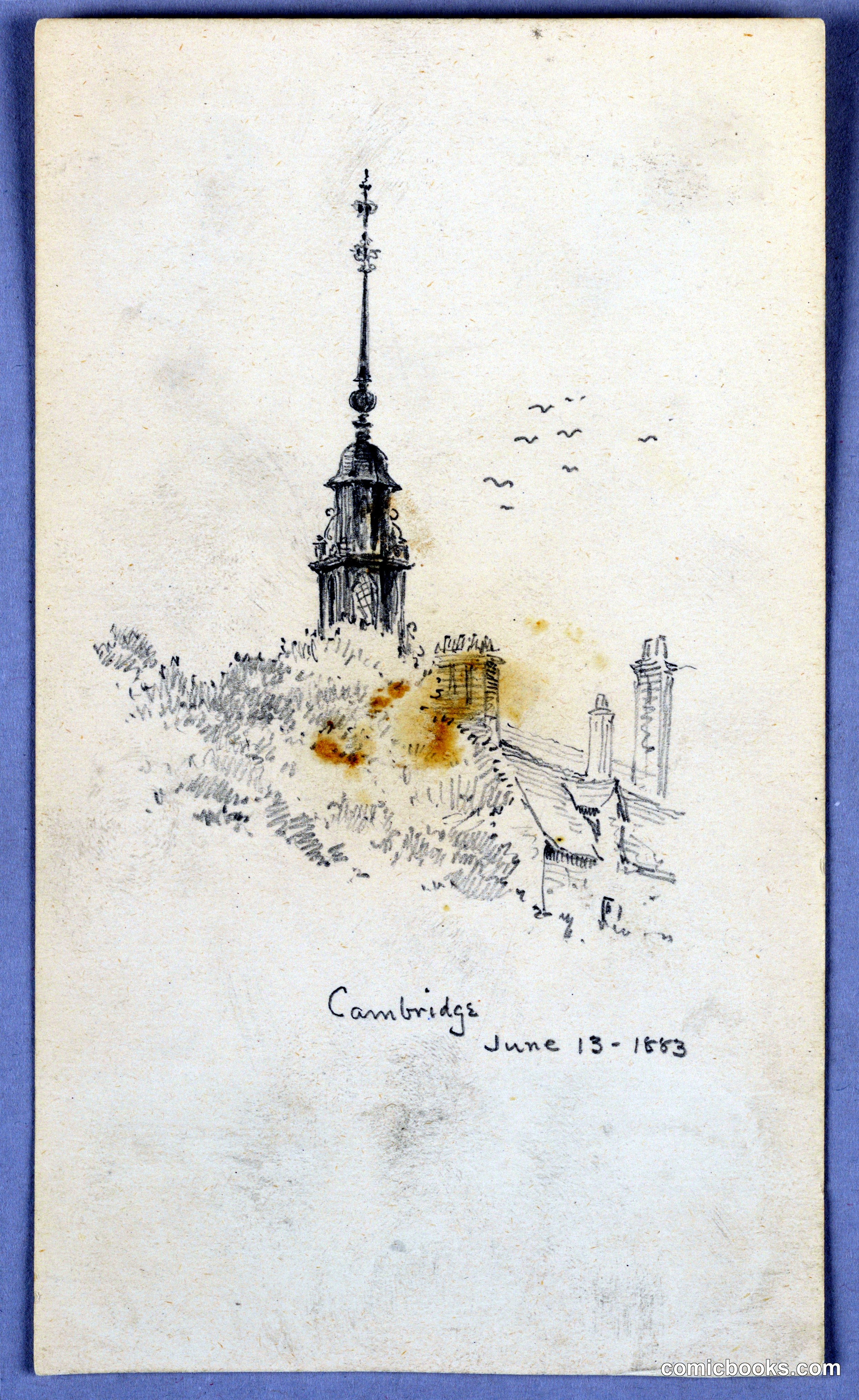 Steeple in Cambridge