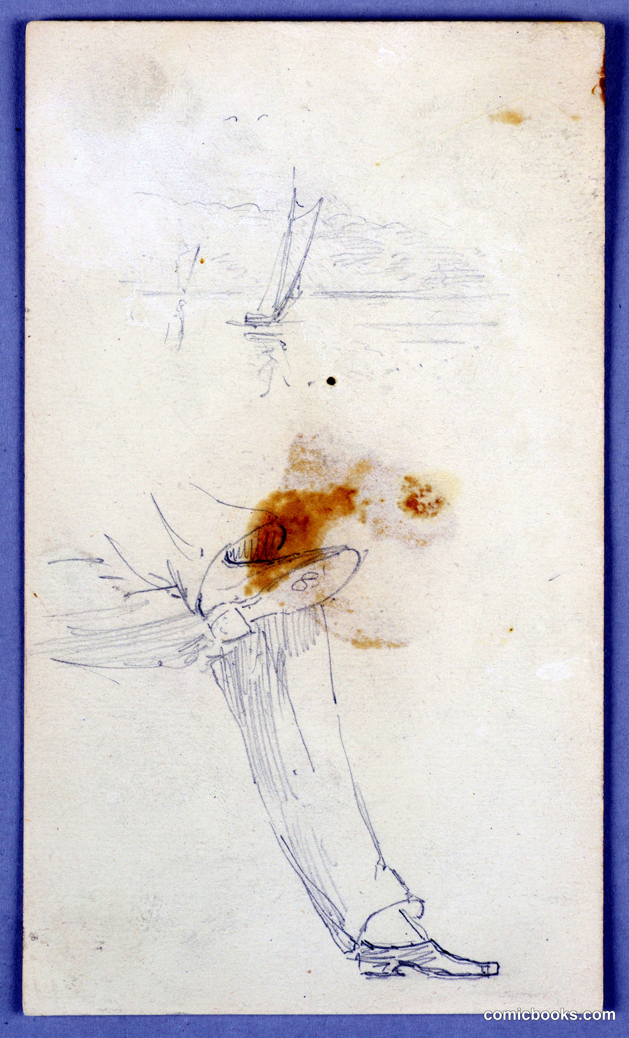 Sketch of Crossed Legs