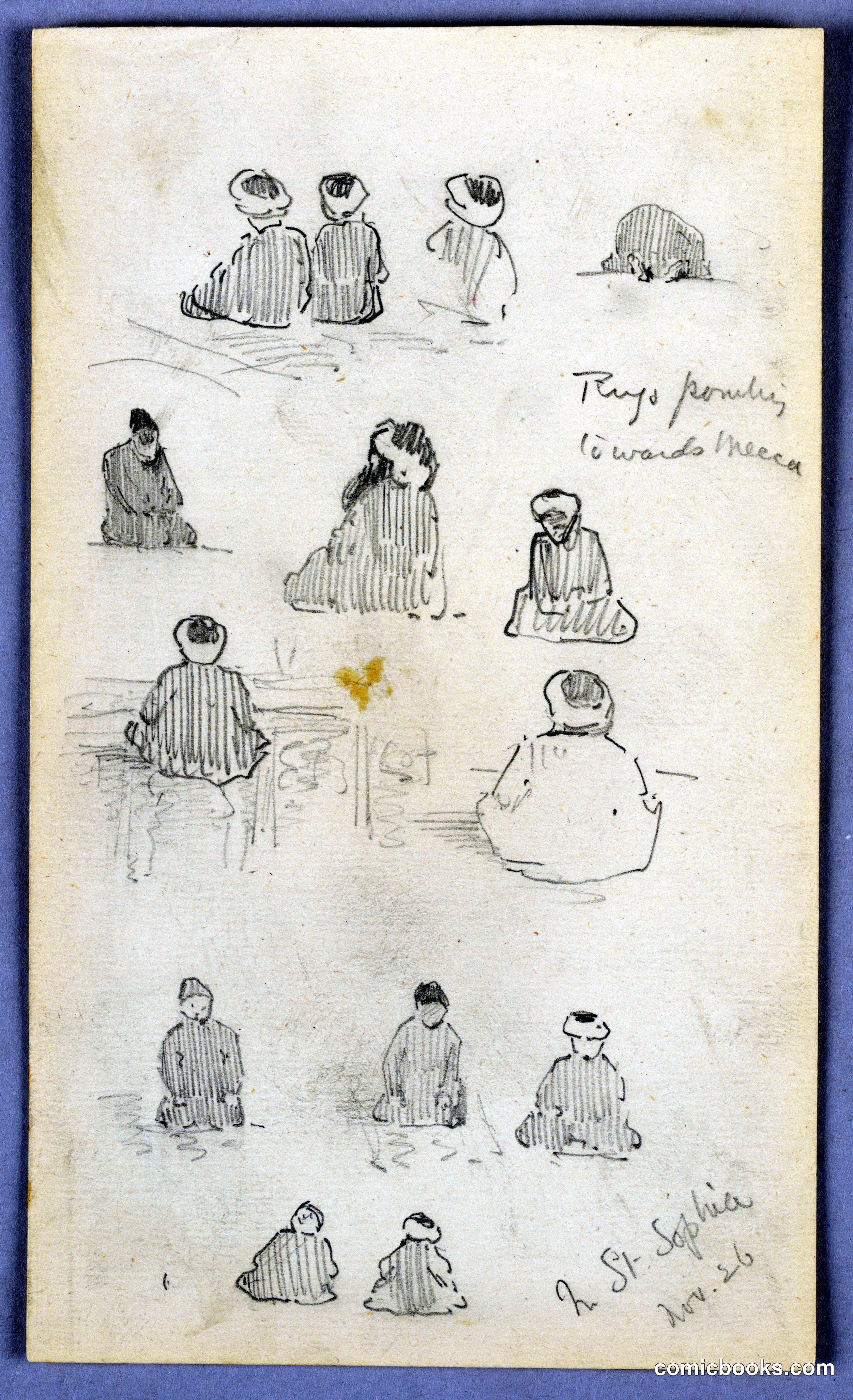 Study of Pilgrims at St. Sophia