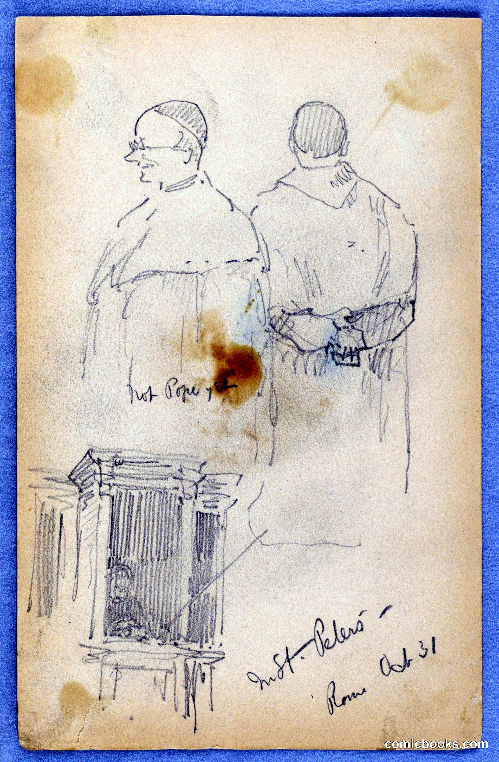 Two Sketches of a Cardinal, and a Confessional