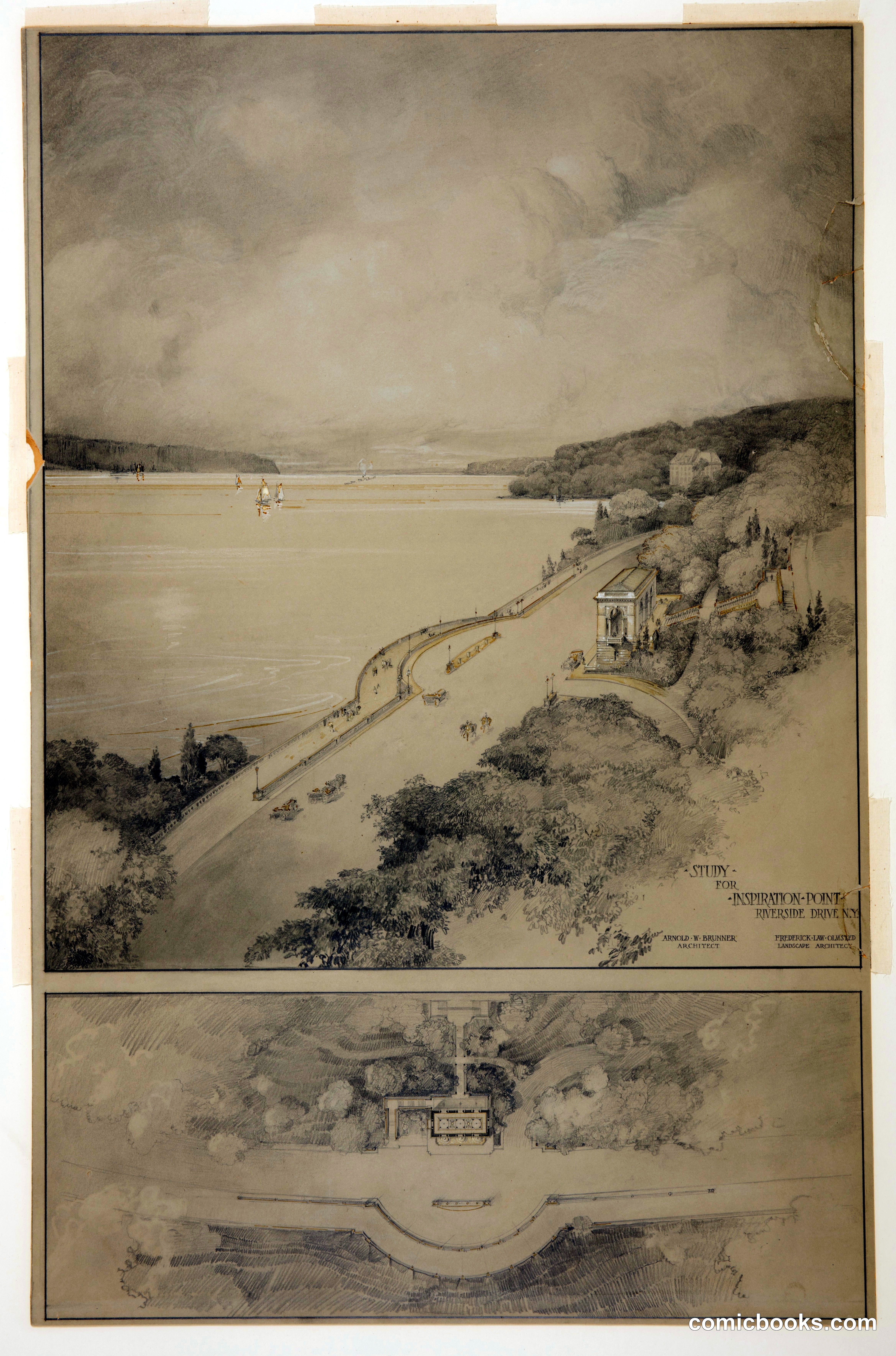 Study for Inspiration Point, Riverside Drive, New York City