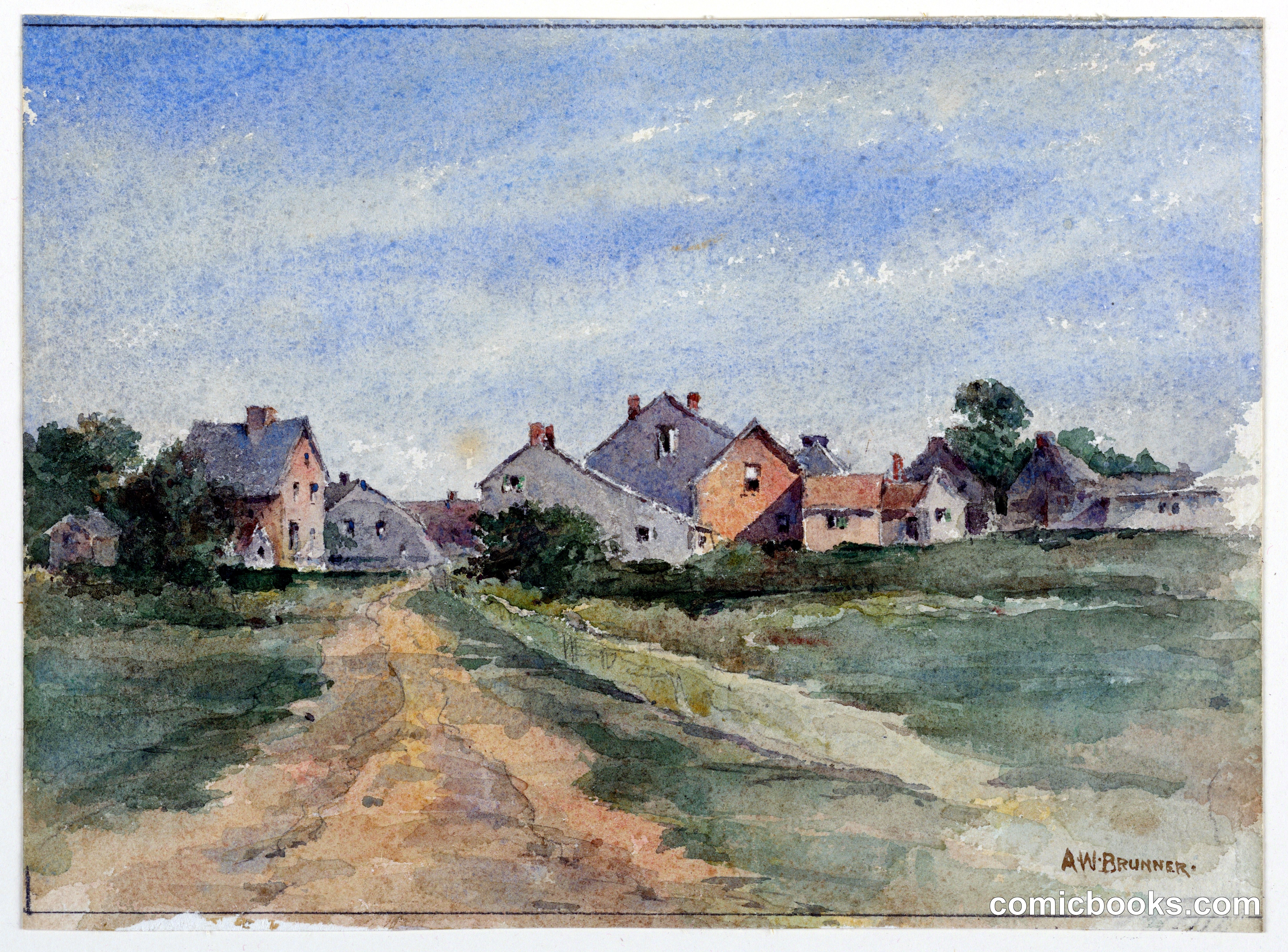 Landscape with Houses