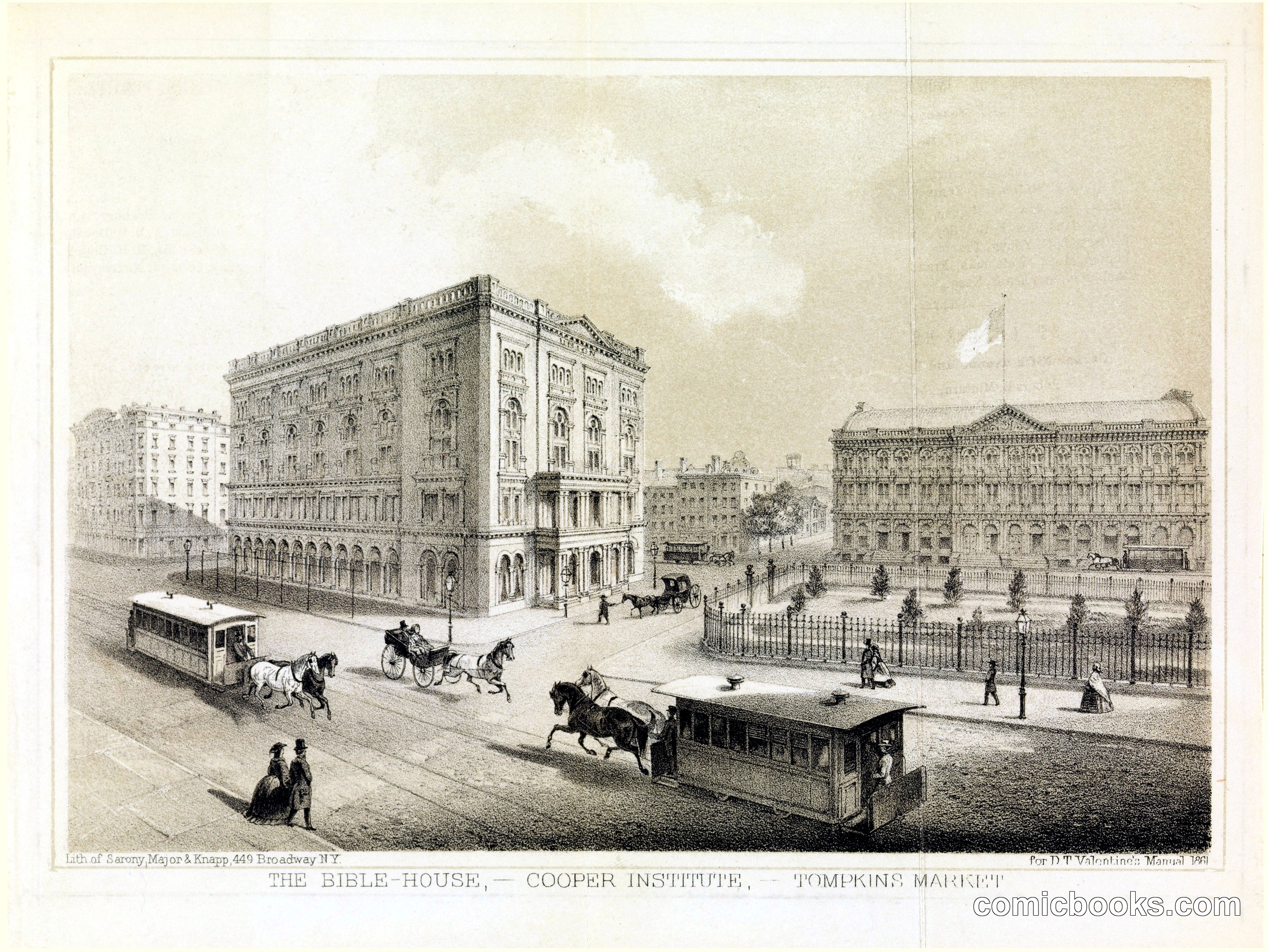 Bible House, Cooper Institute, Tompkins Market
