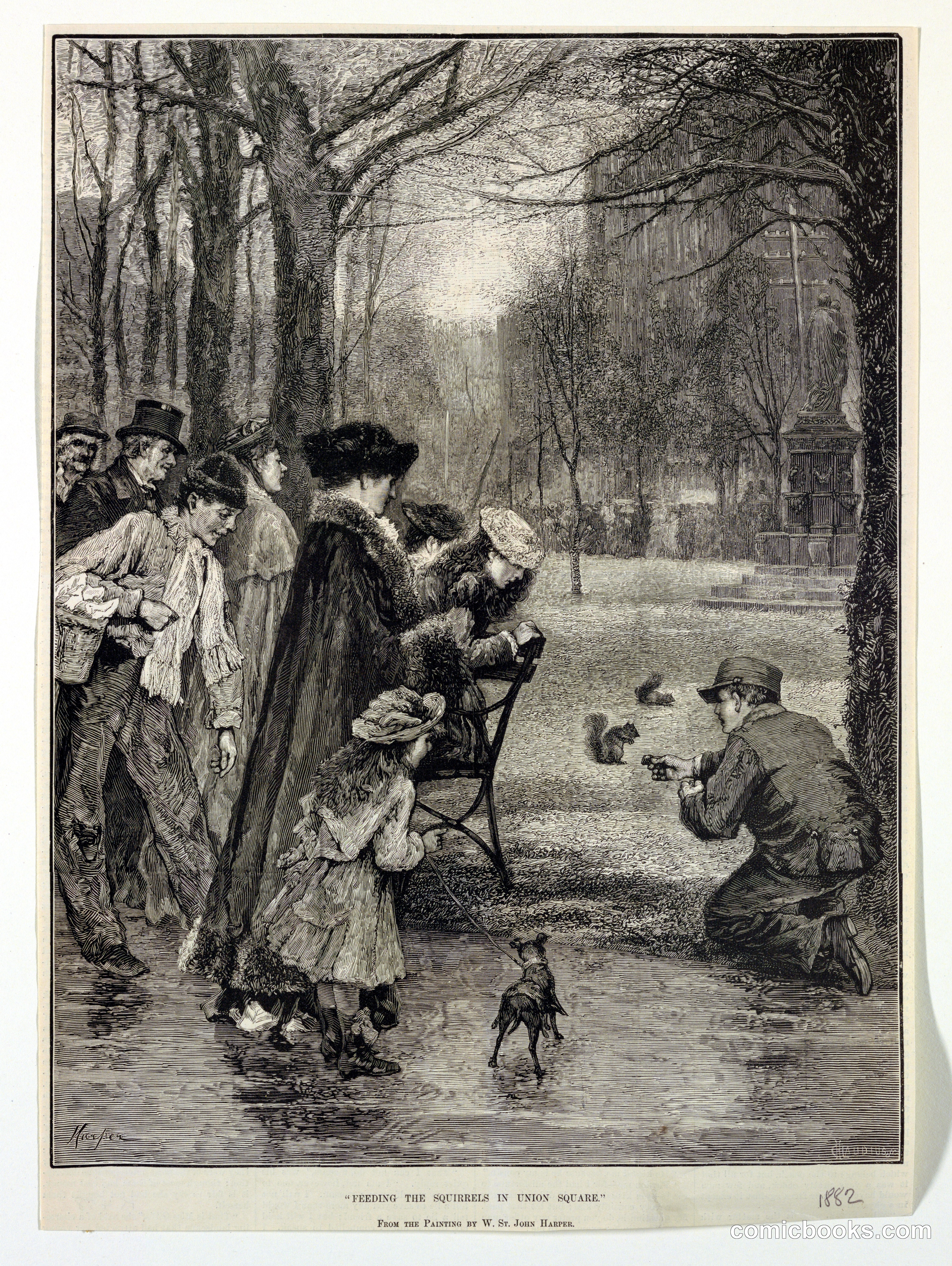 Feeding the Squirrels in Union Square