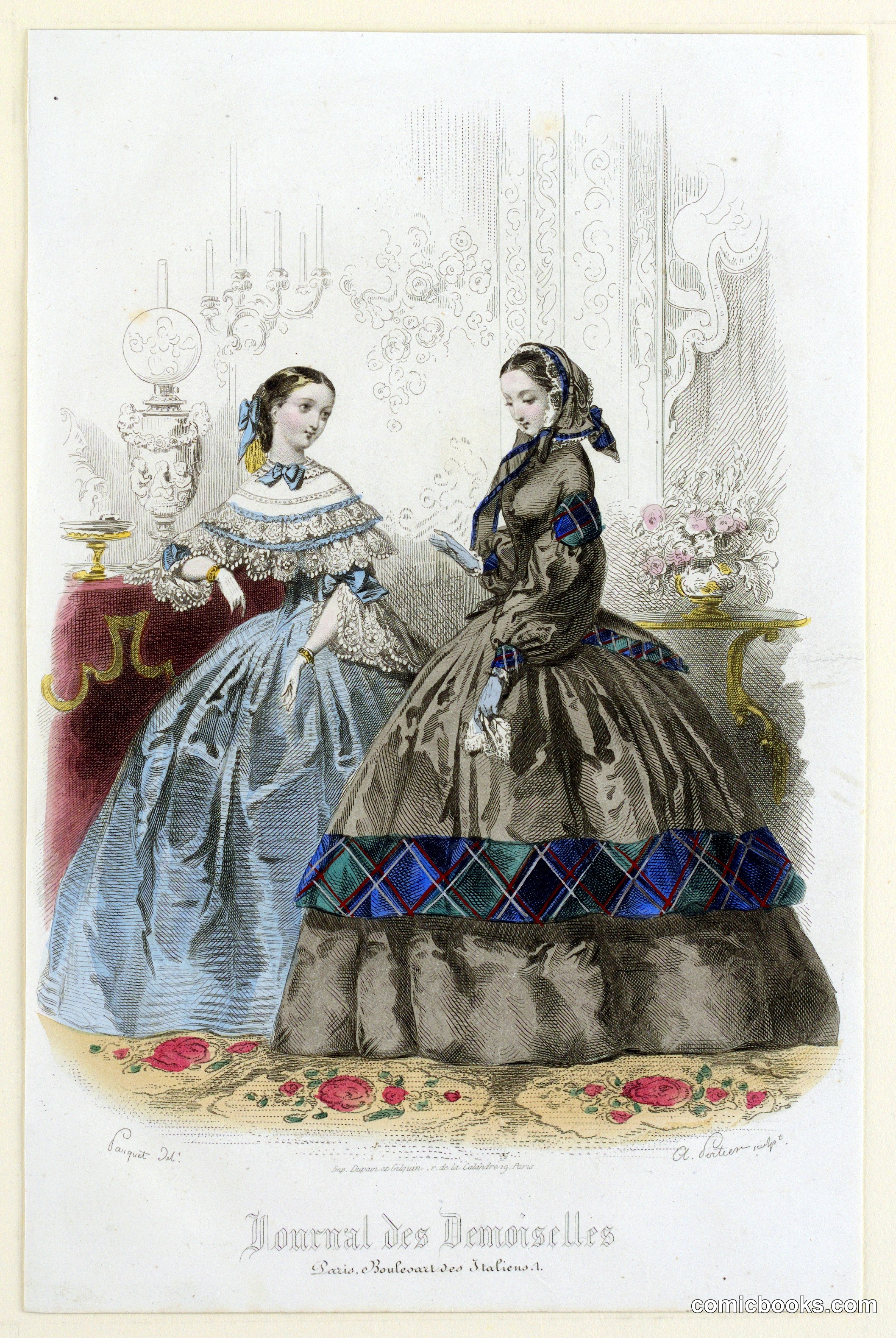 Fashion Plate from Journal des demoiselles