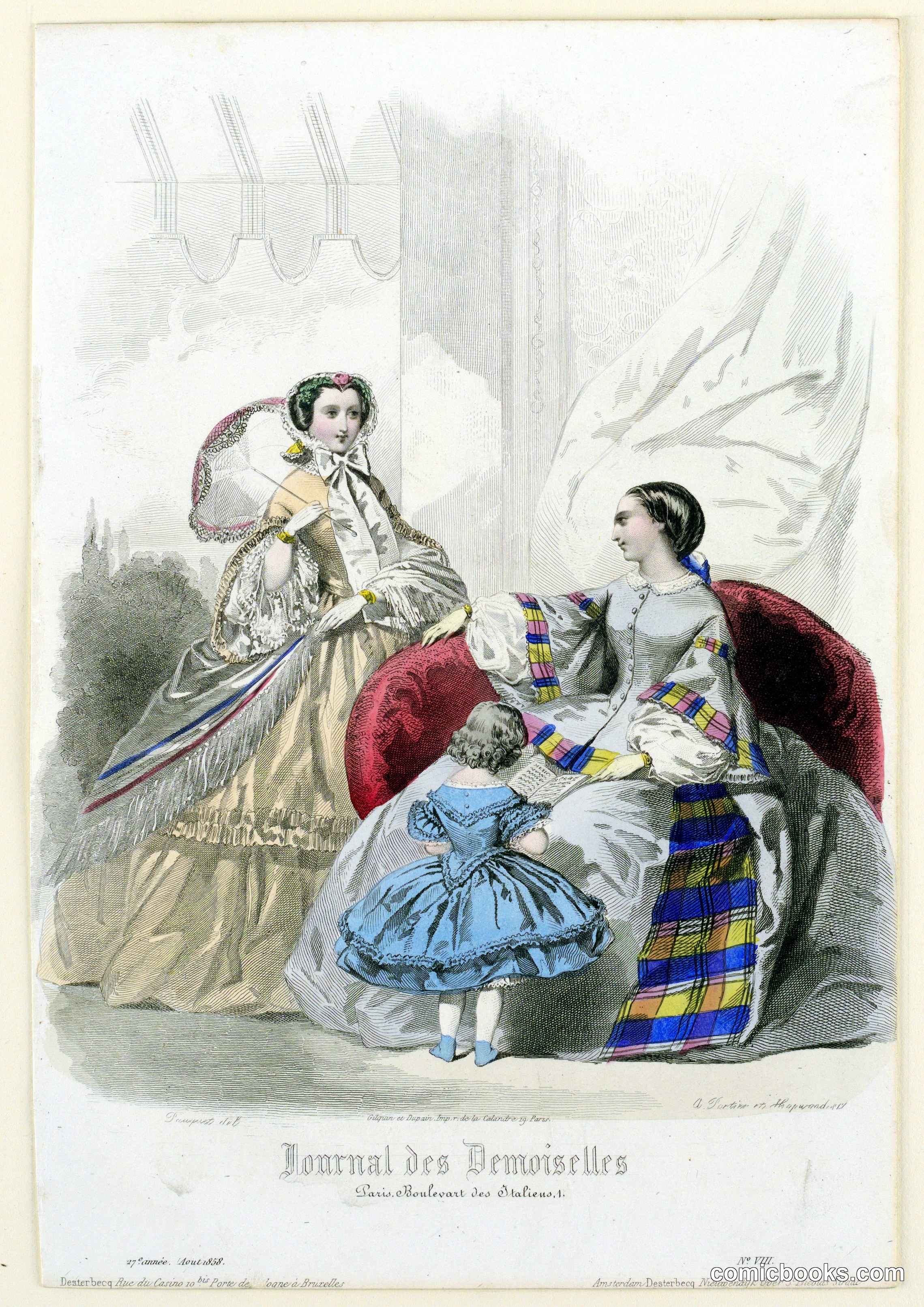 Fashion Plate from Journal des demoiselles
