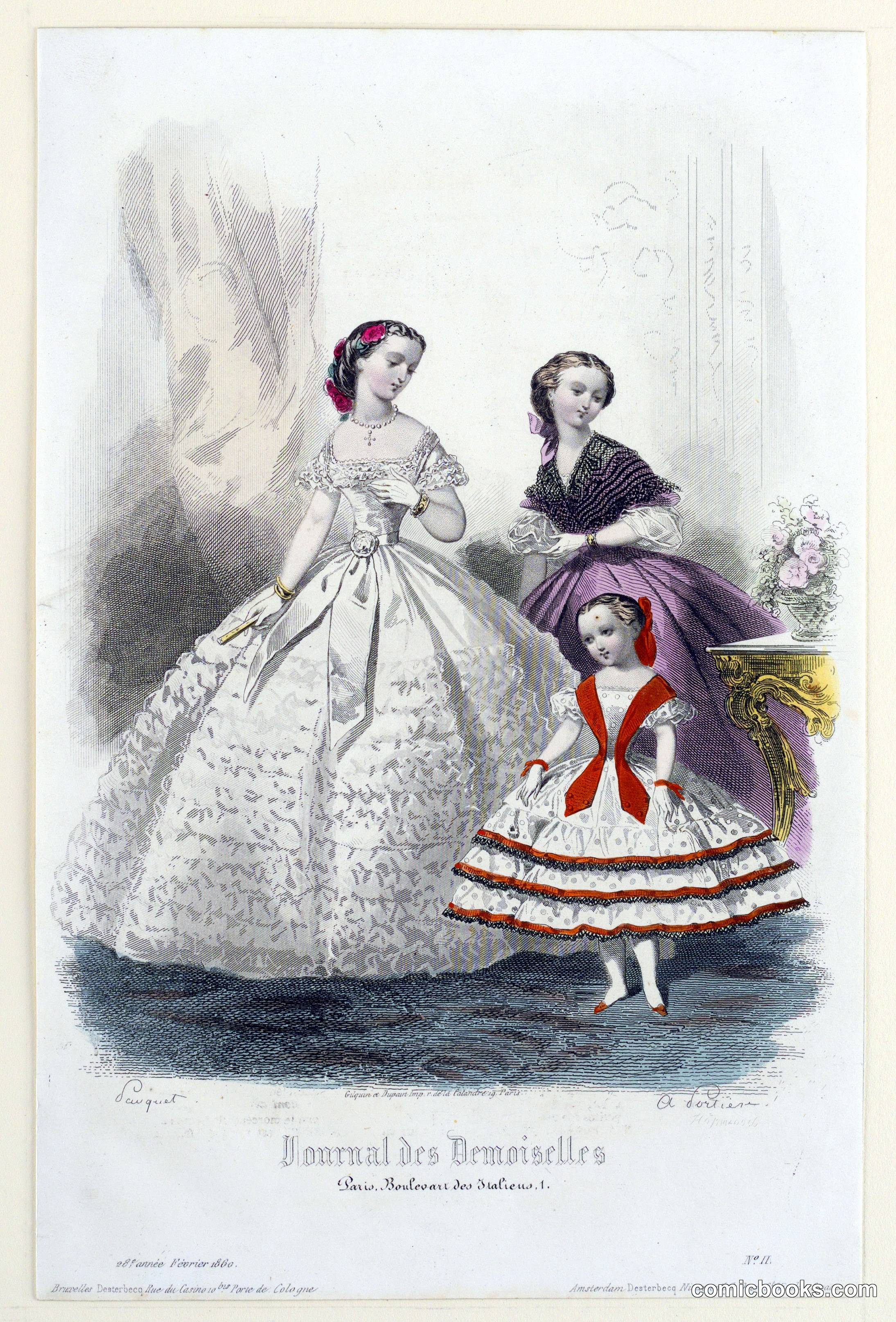 Fashion Plate from Journal des demoiselles