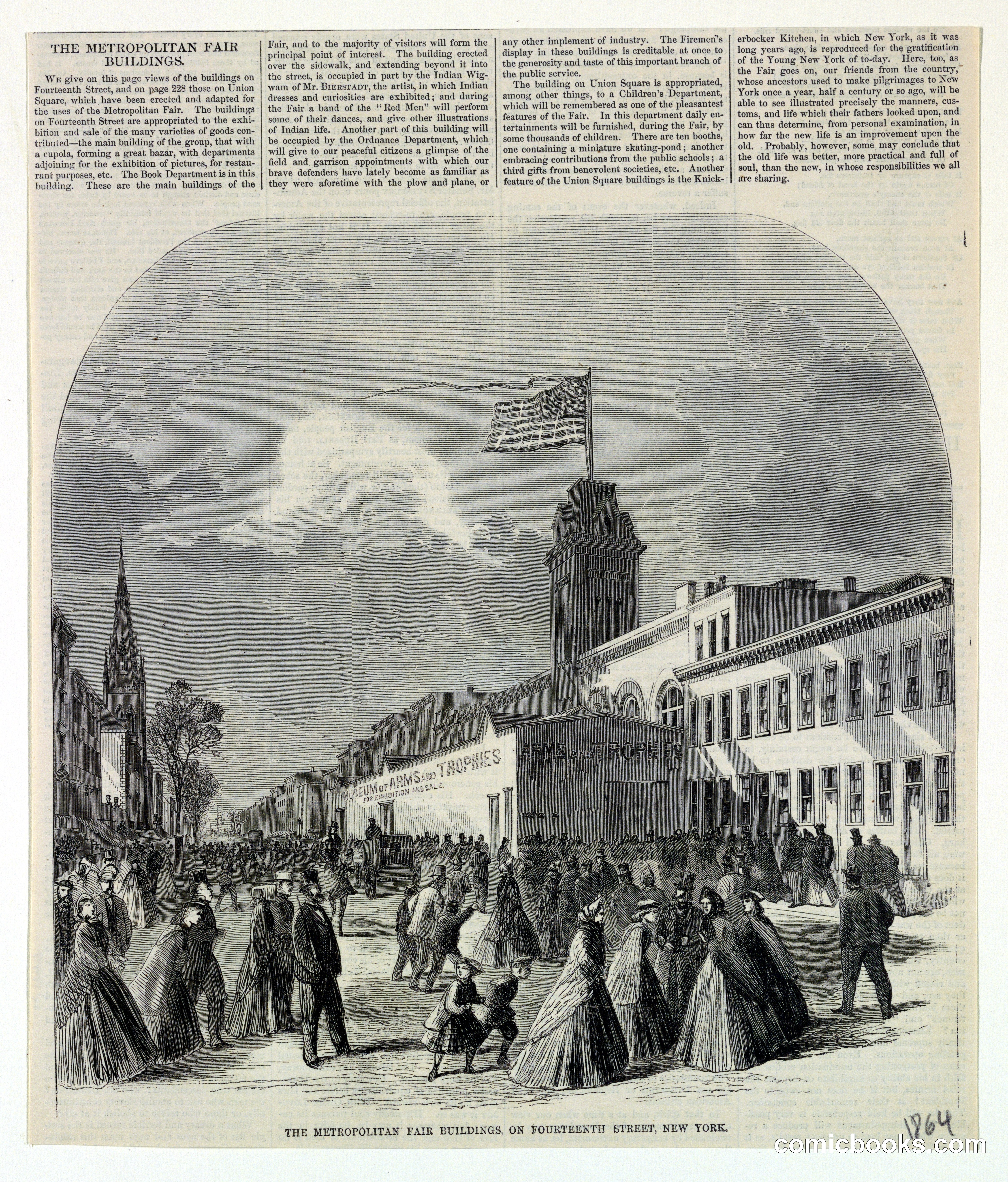 The Metropolitan Fair Buildings on Fourteenth Street, New York