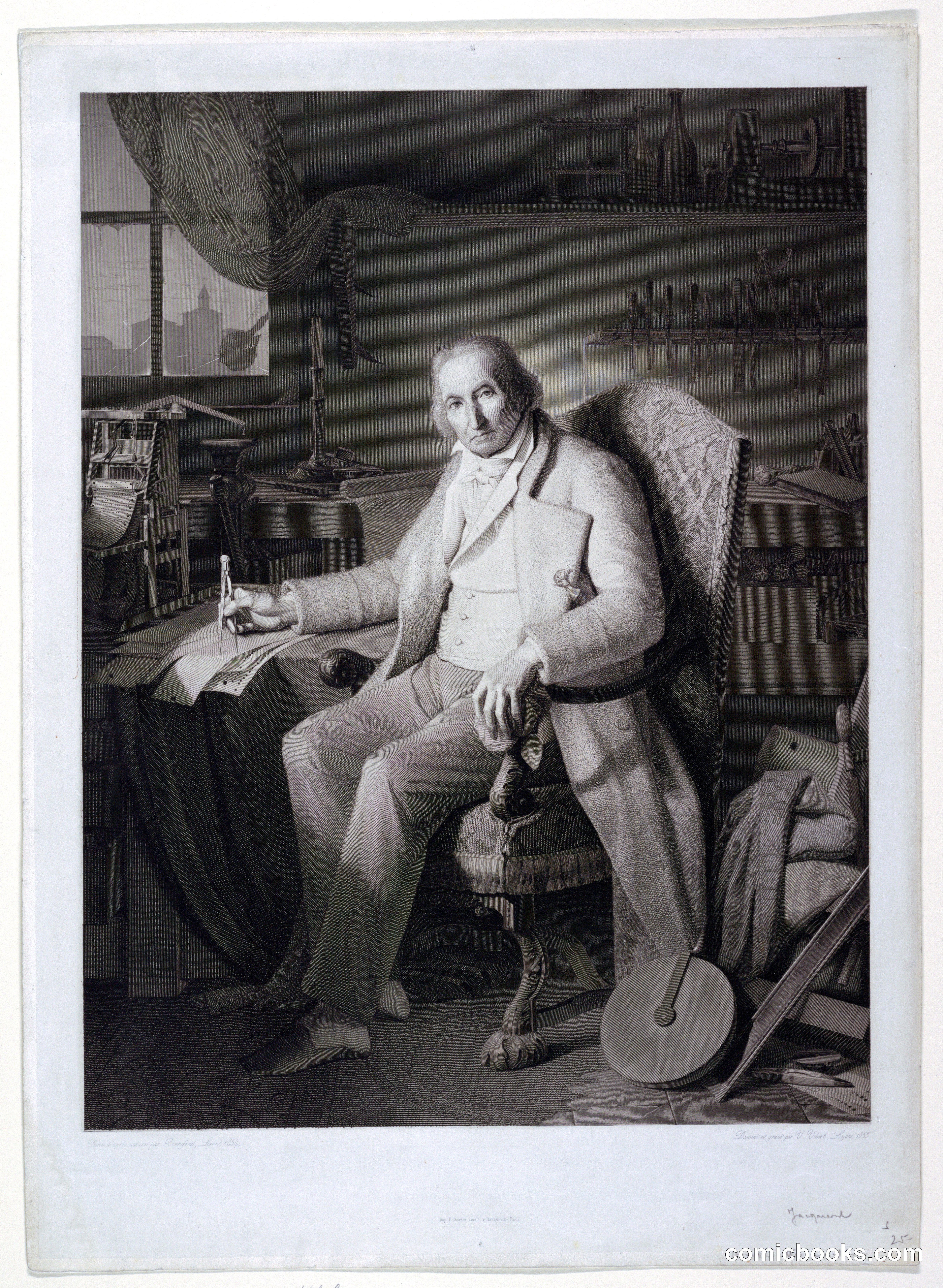 Portrait of Joseph Marie Jacquard