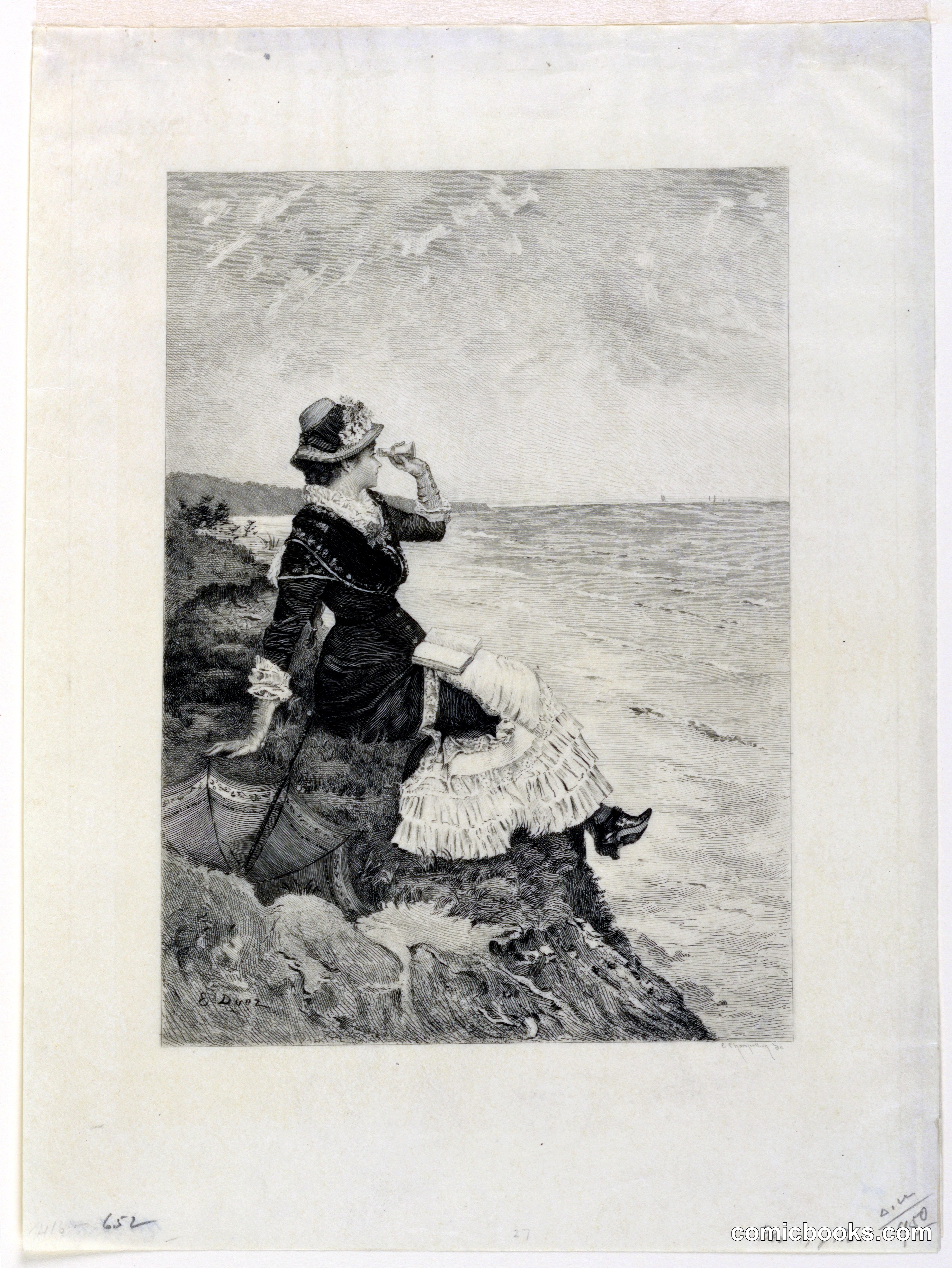 Young Woman at the Seaside