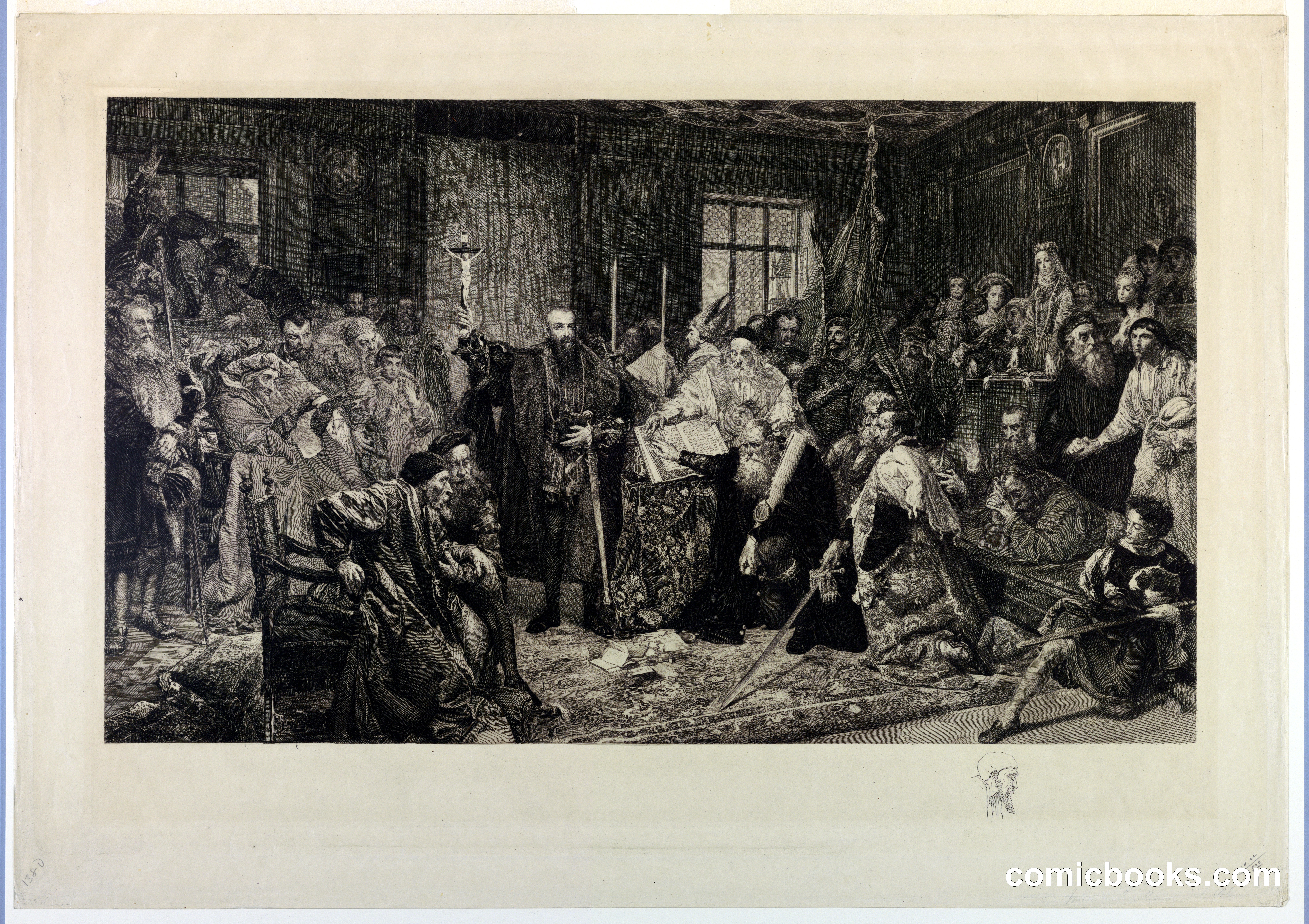 Scene of a Spanish Inquisition