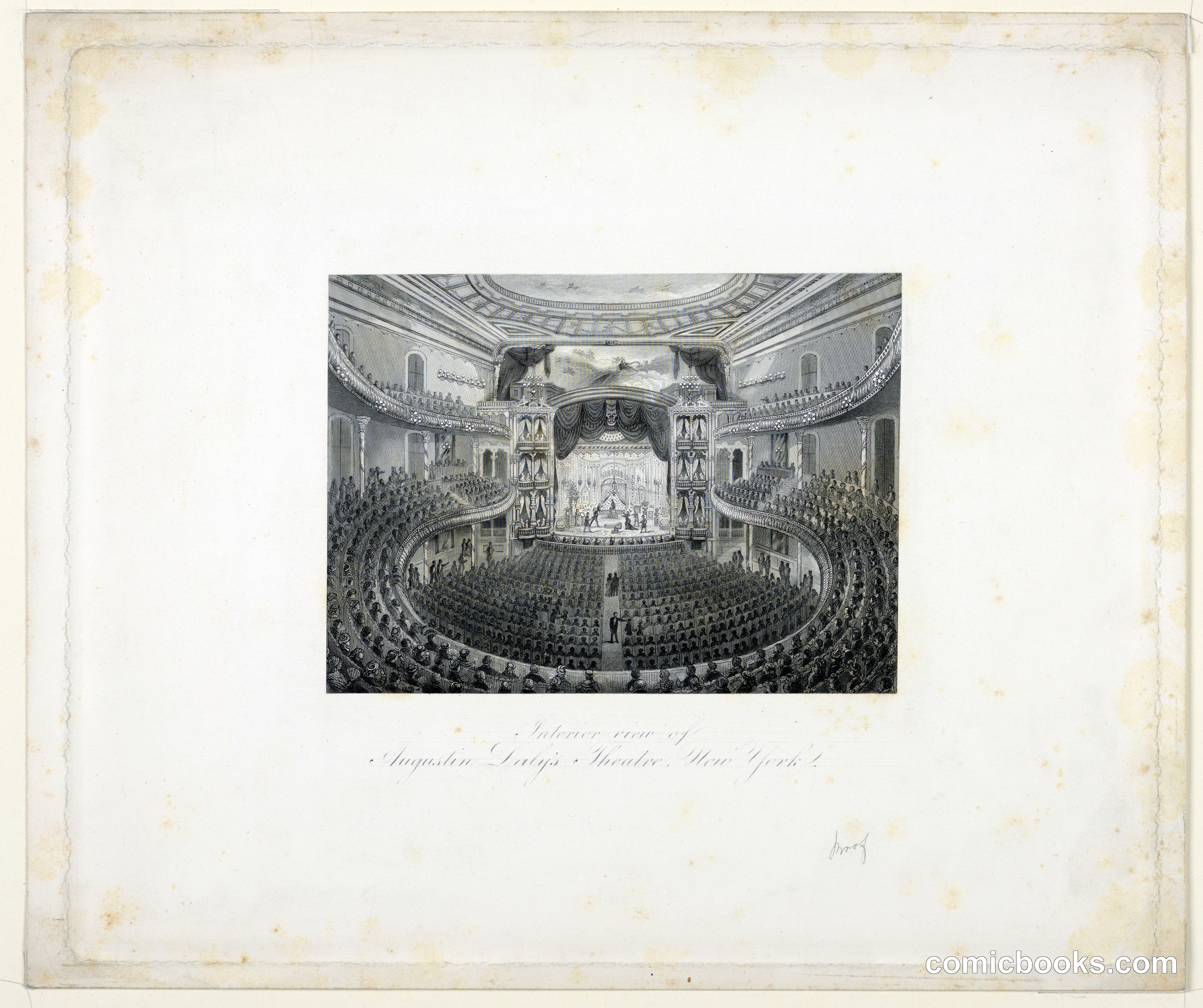 Interior View, Augustin Daly's Theater, New York