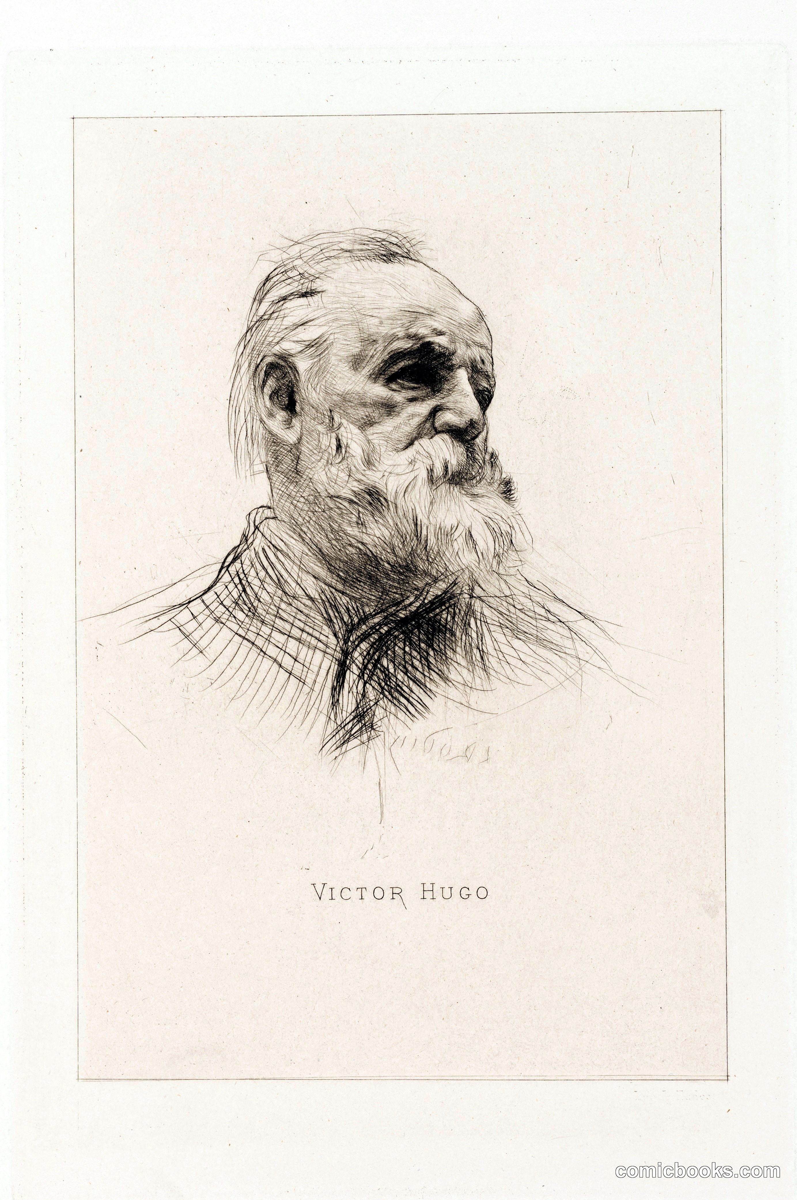 Portrait of Victor Hugo