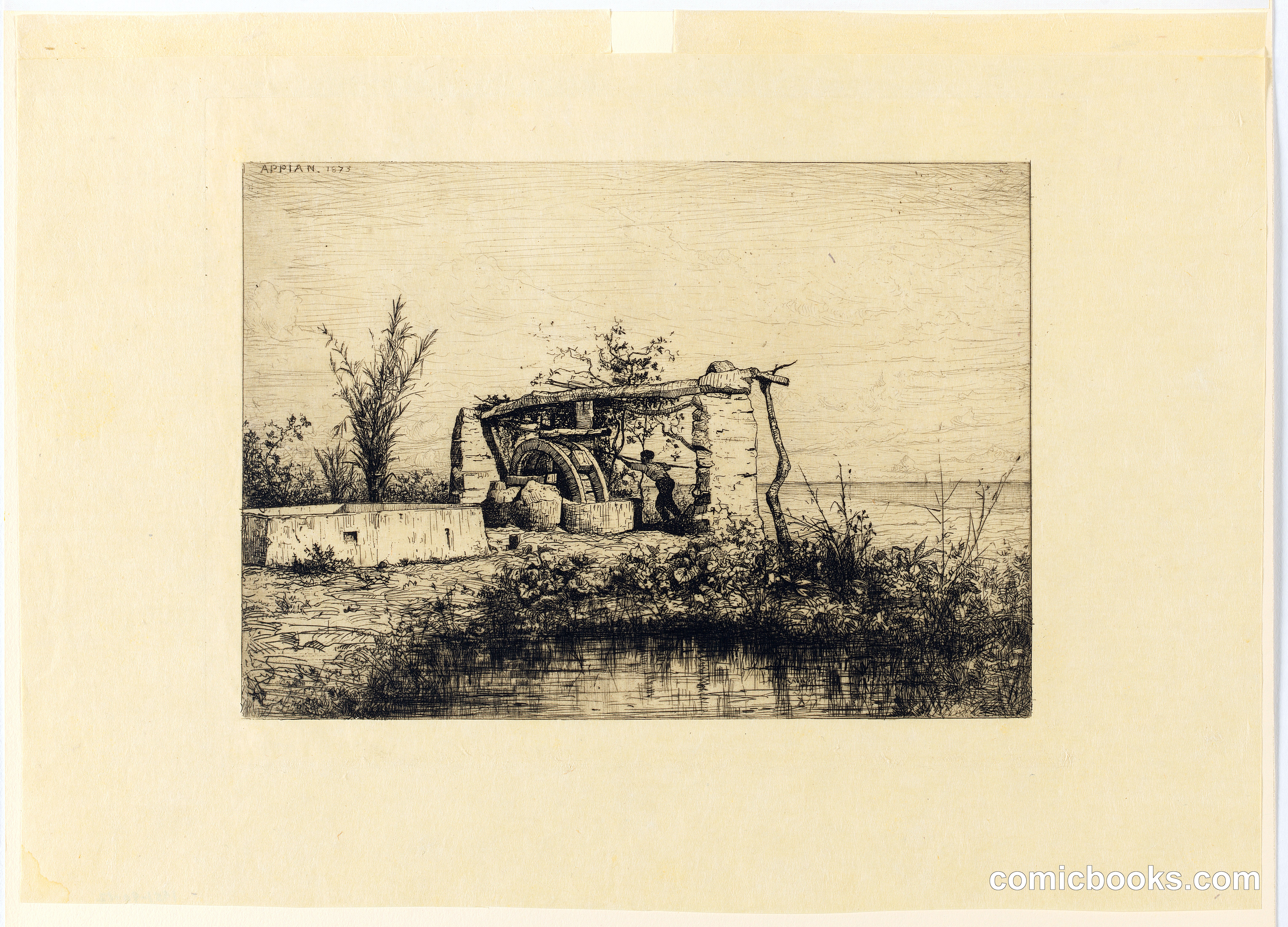 Ruined Machinery by Water