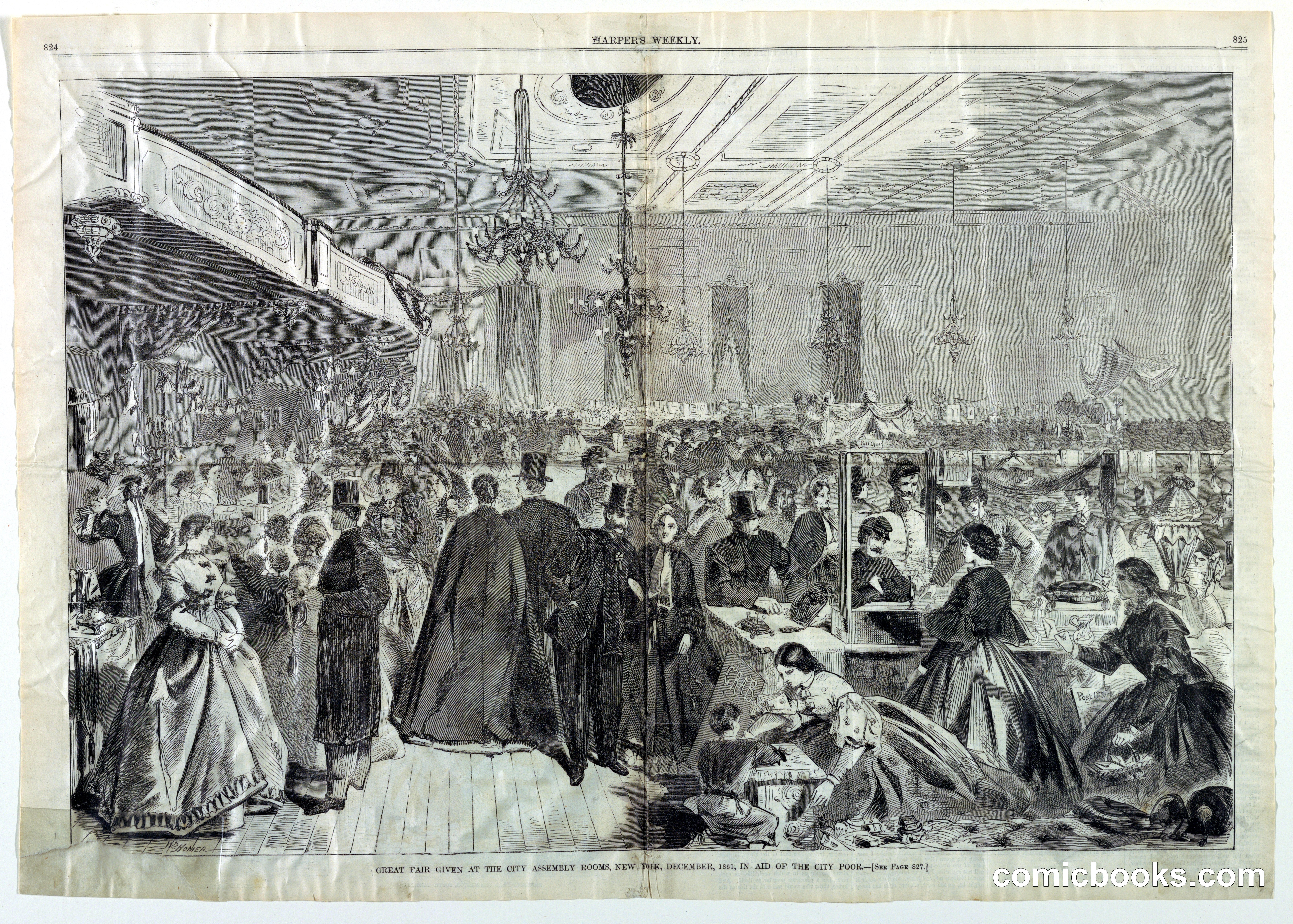 Great Fair Given at the City Assembly Rooms, New York