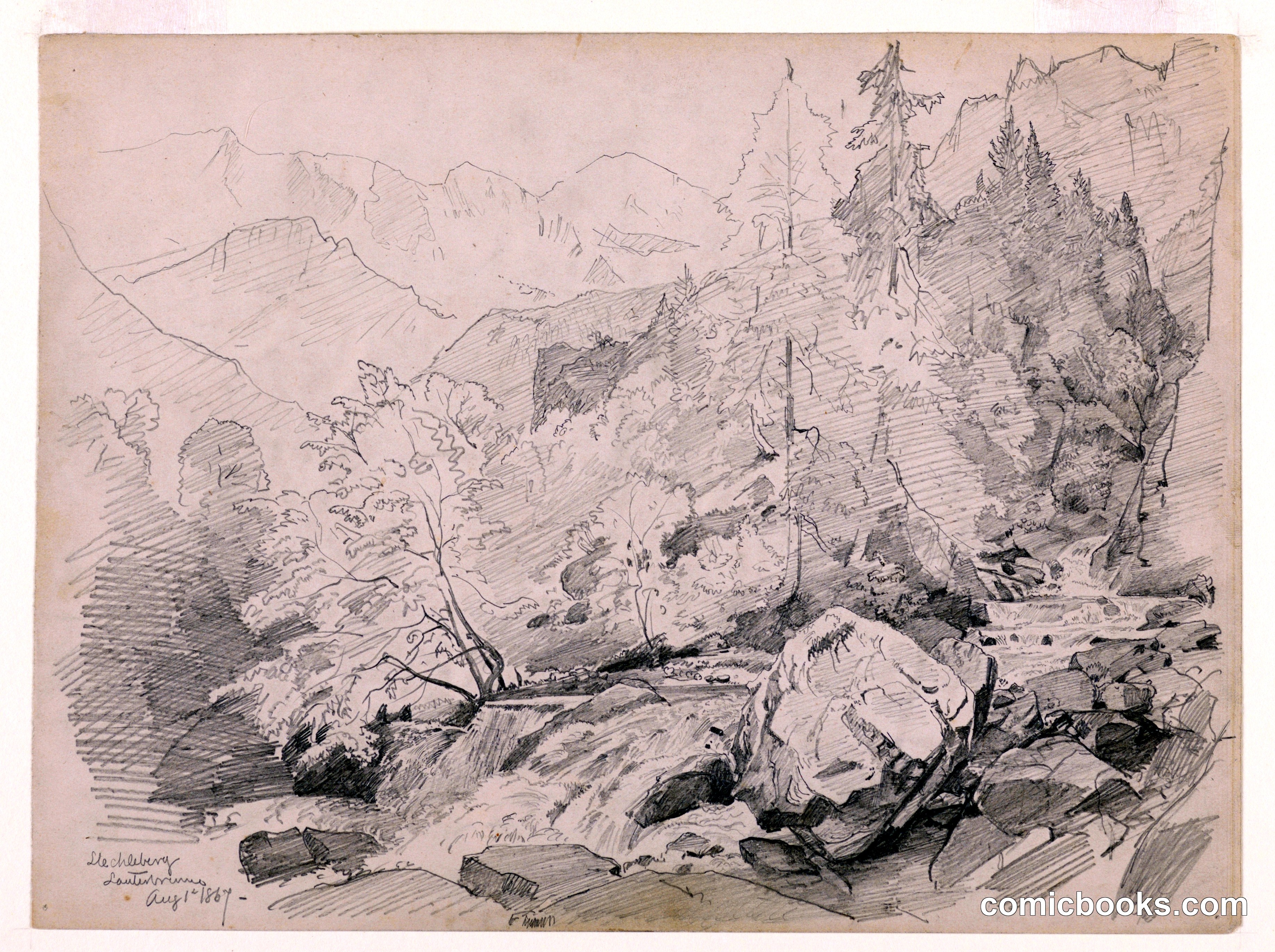 Landscape, Stechelberg, Lauterbrunnen, Switzerland