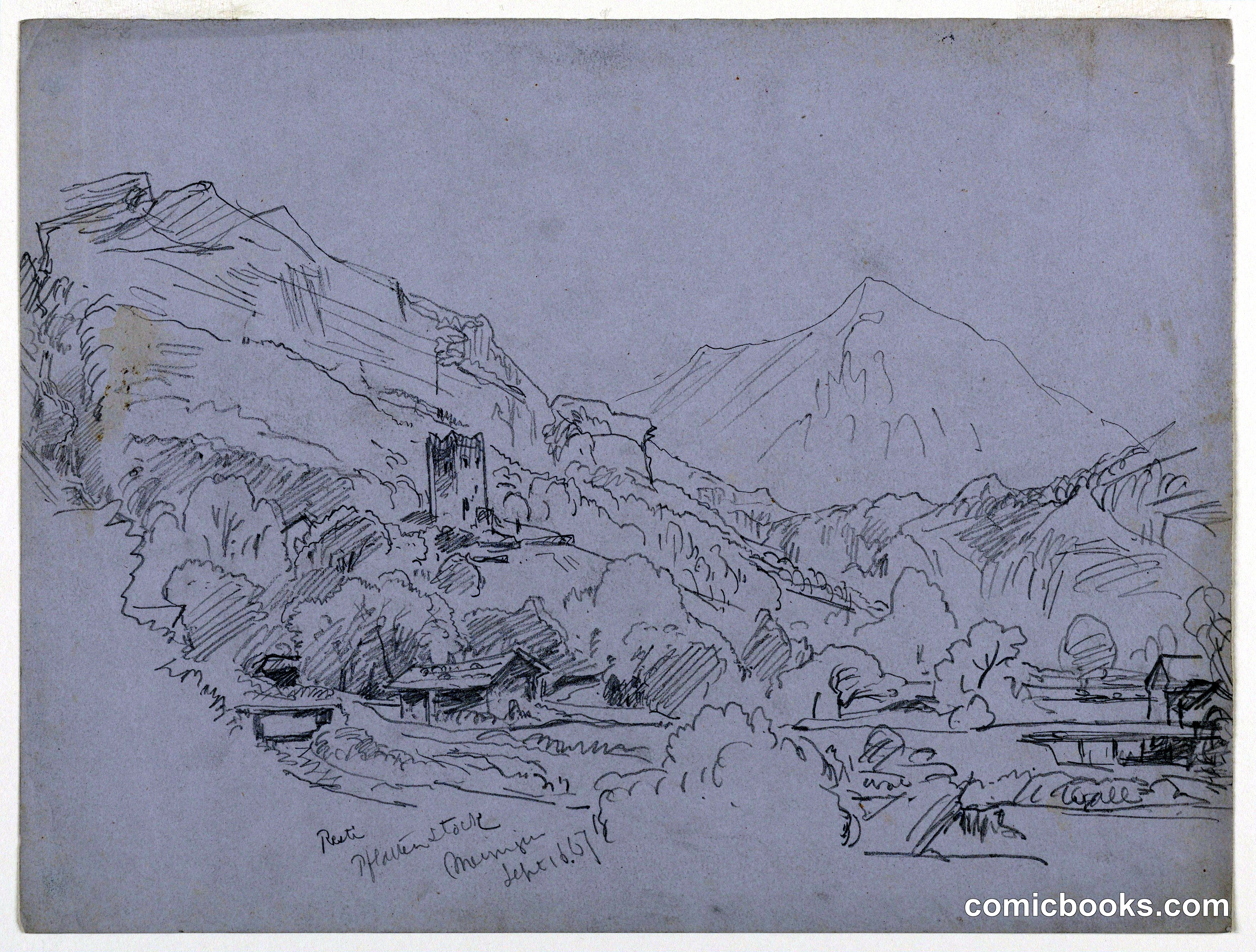 Landscape, Meiringen, Switzerland