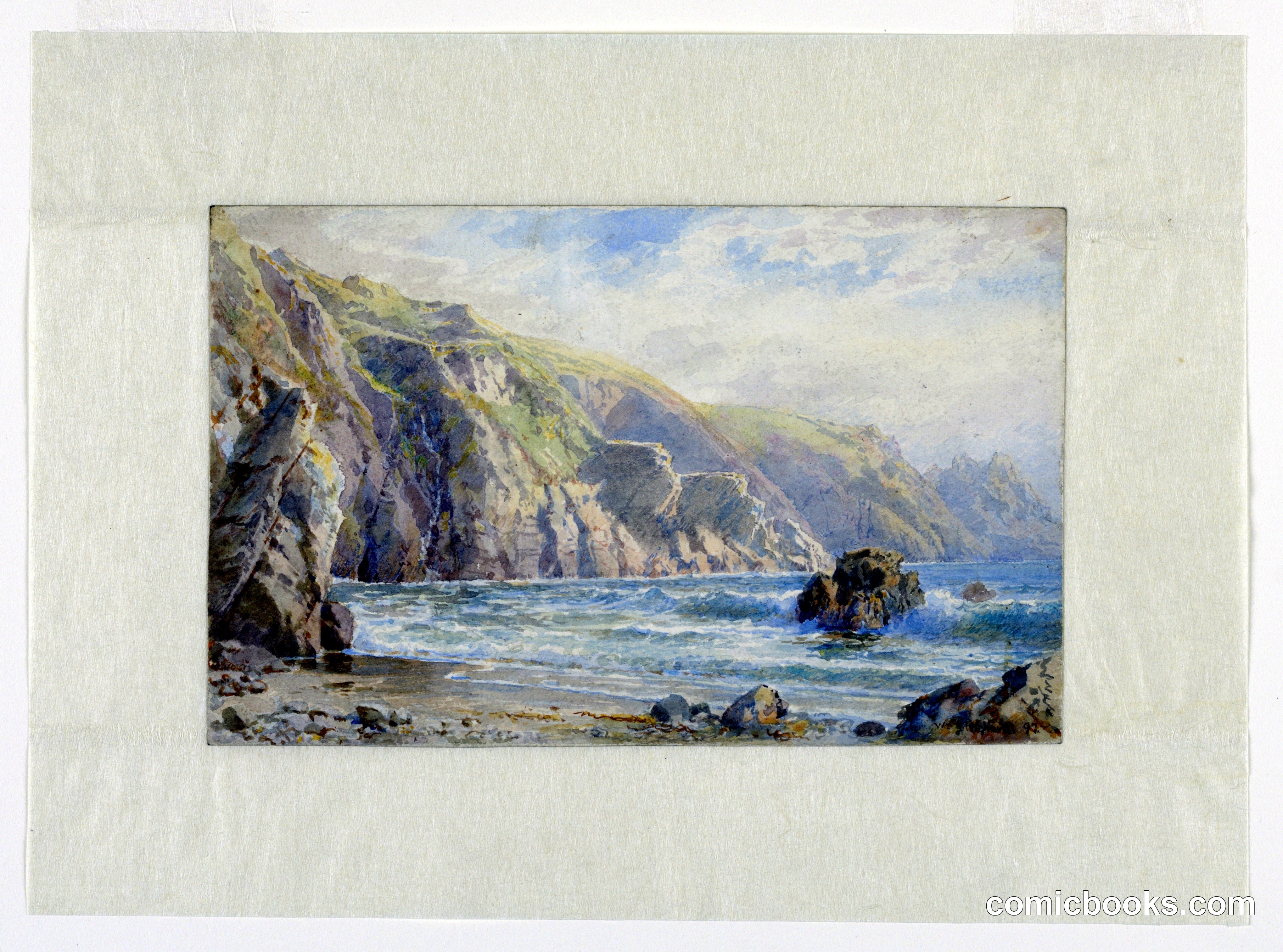 Study for 'Moulin Huet Bay, Guernsey'