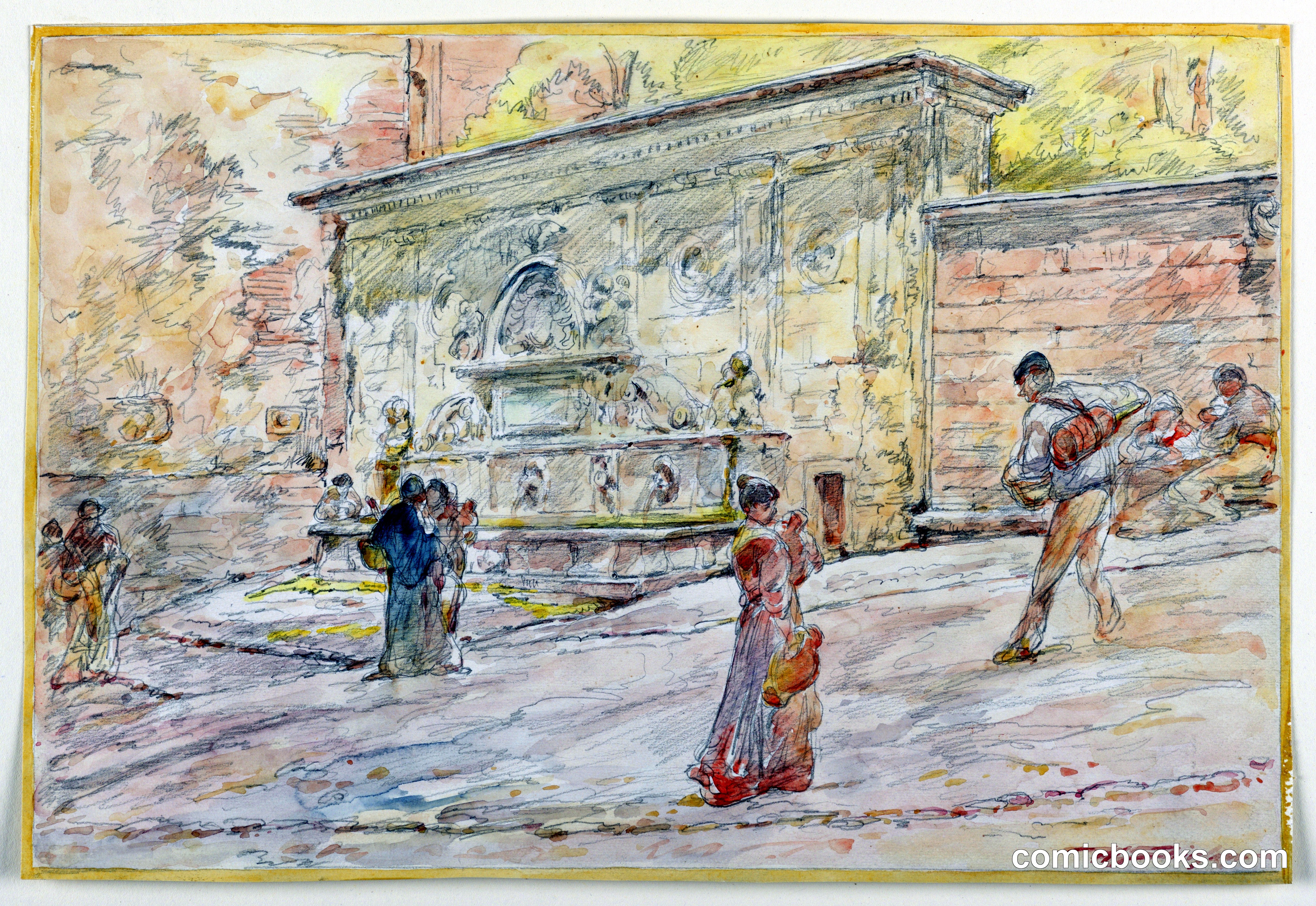 A Large Fountain