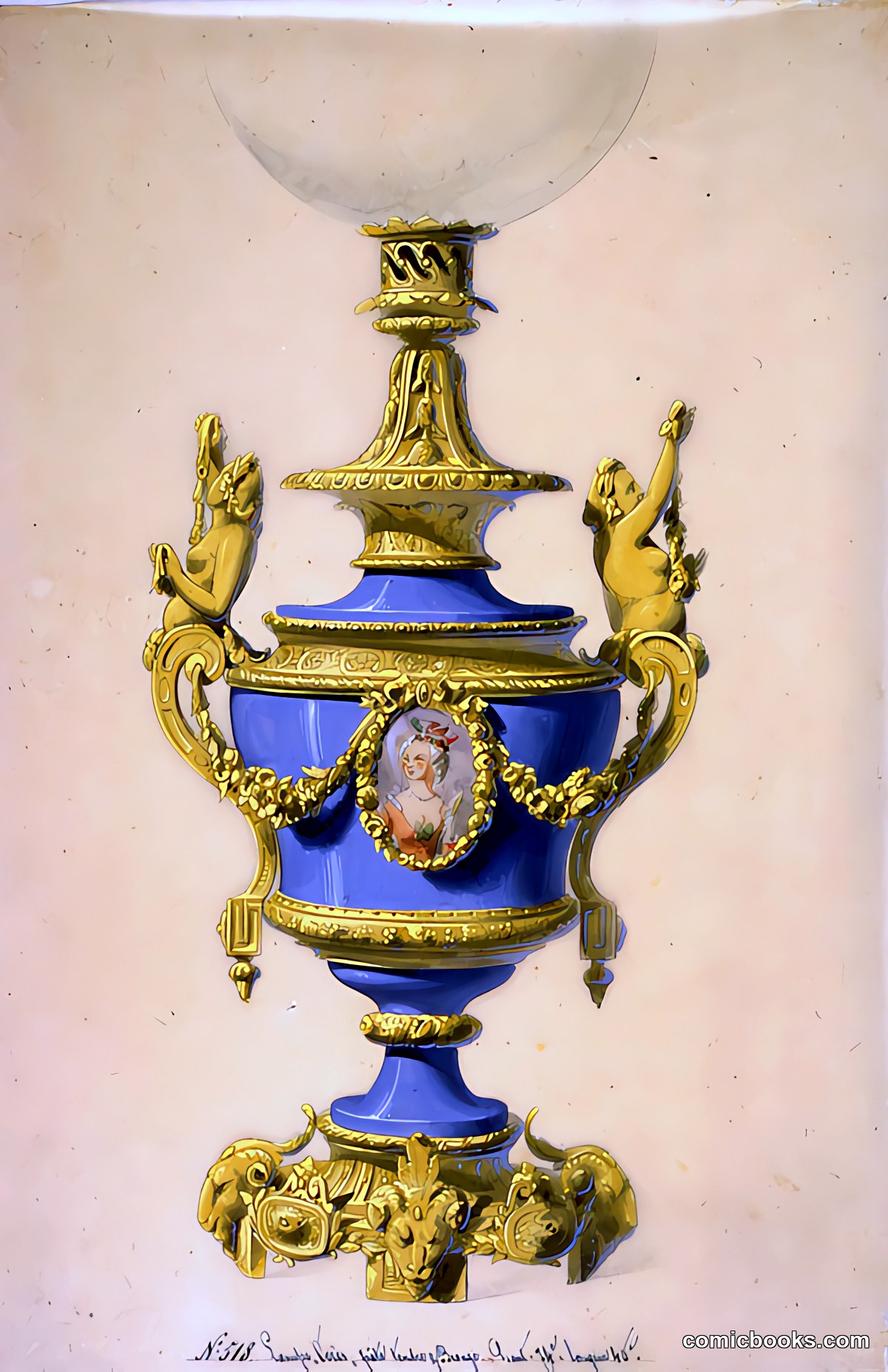 Design for an Oil Lamp