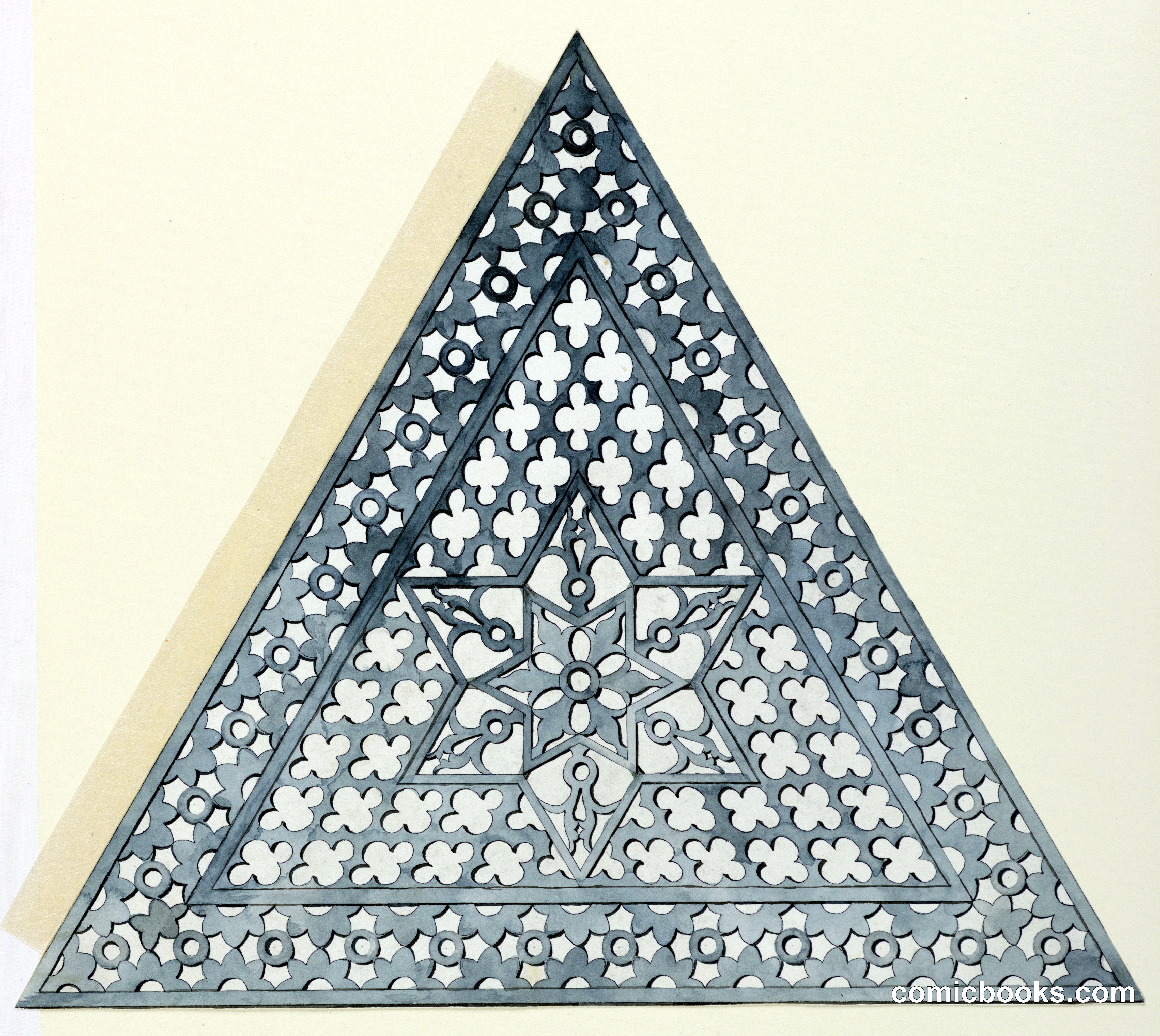 Design for Pierced Marble Grillework
