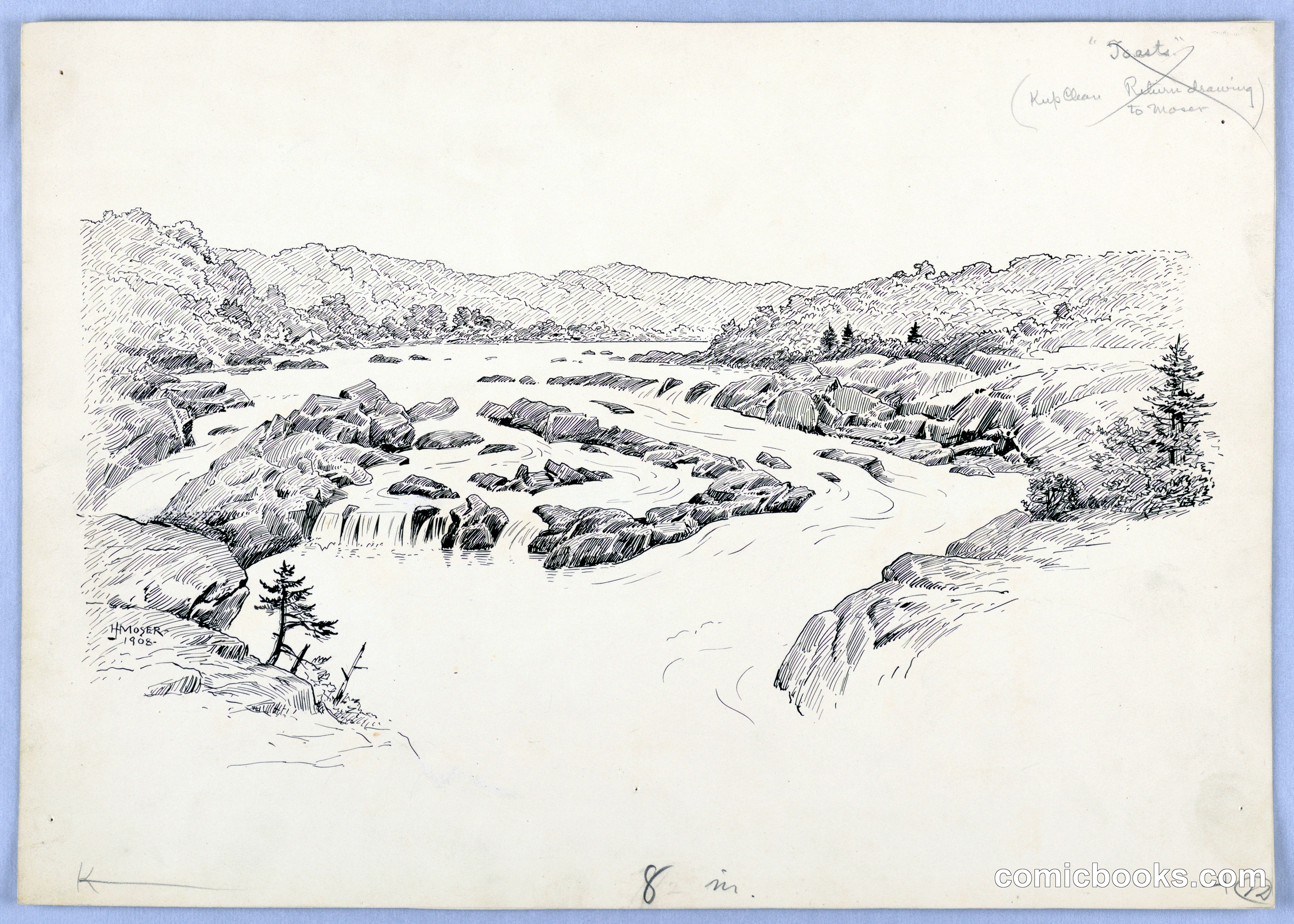 River Rapids, Design for Washington Board of Trade Dinner