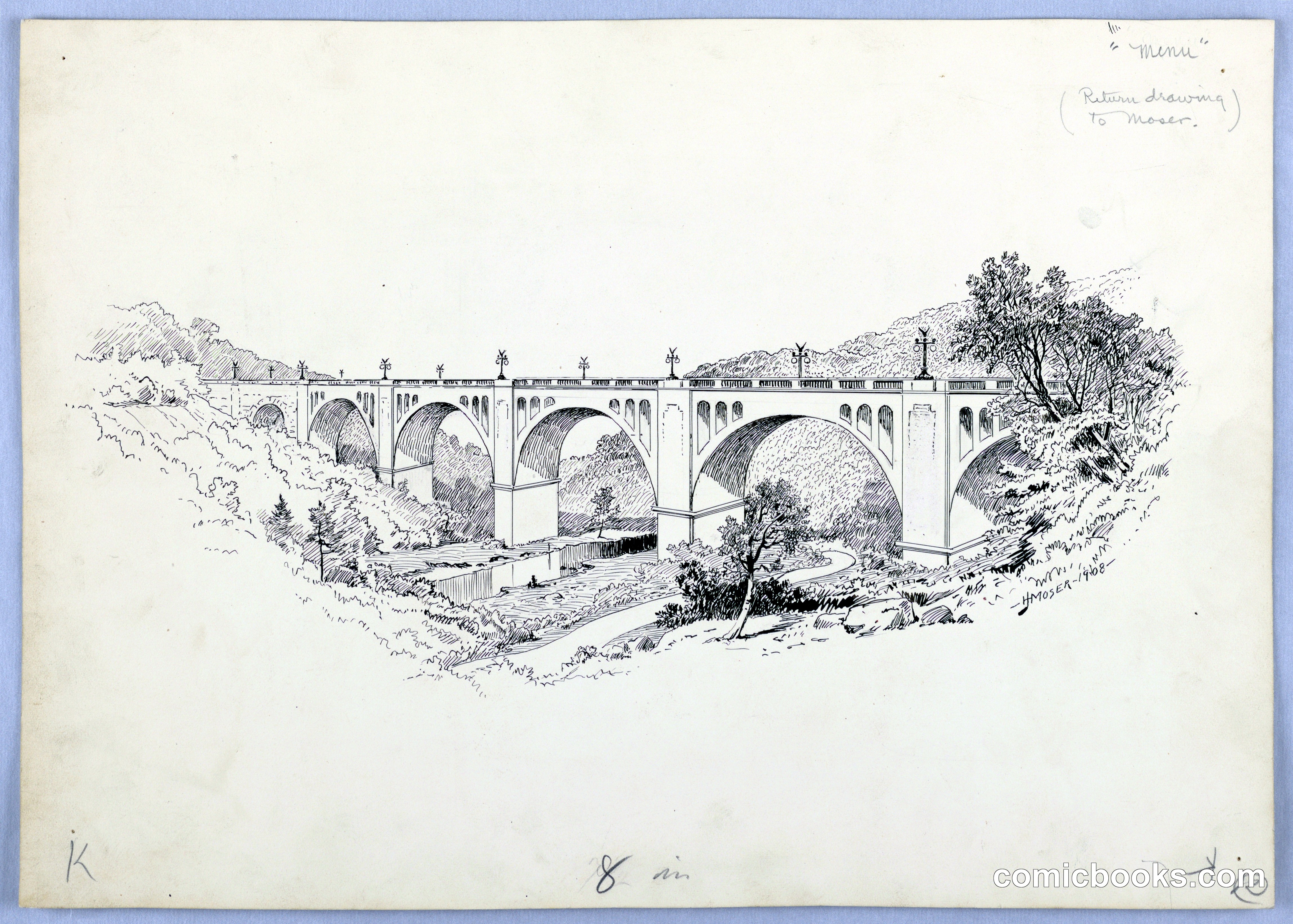 A Bridge, Design for Washington Board of Trade Dinner