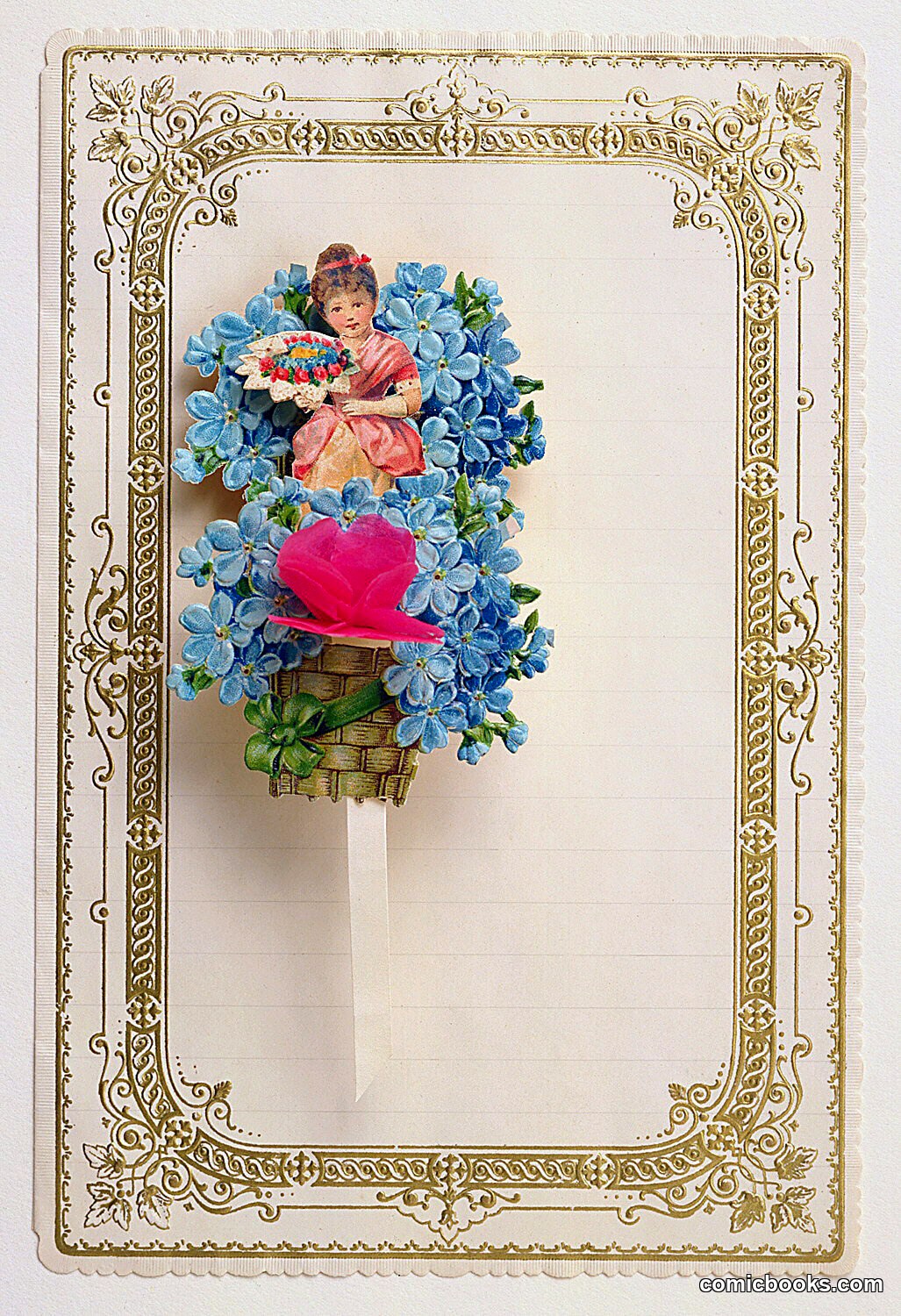 Greeting Card with Forget-Me-Nots