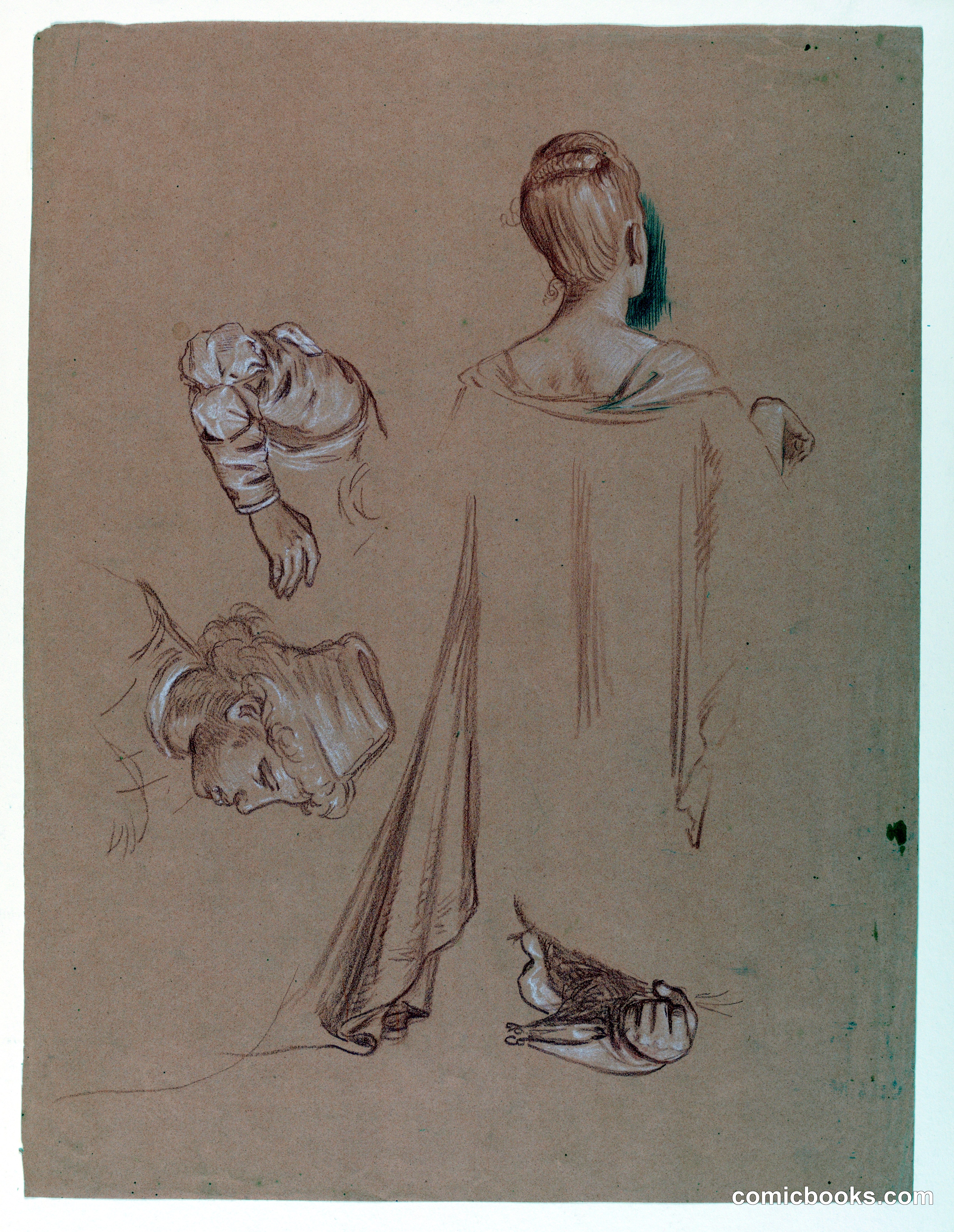 Study for 'Wedding Procession'