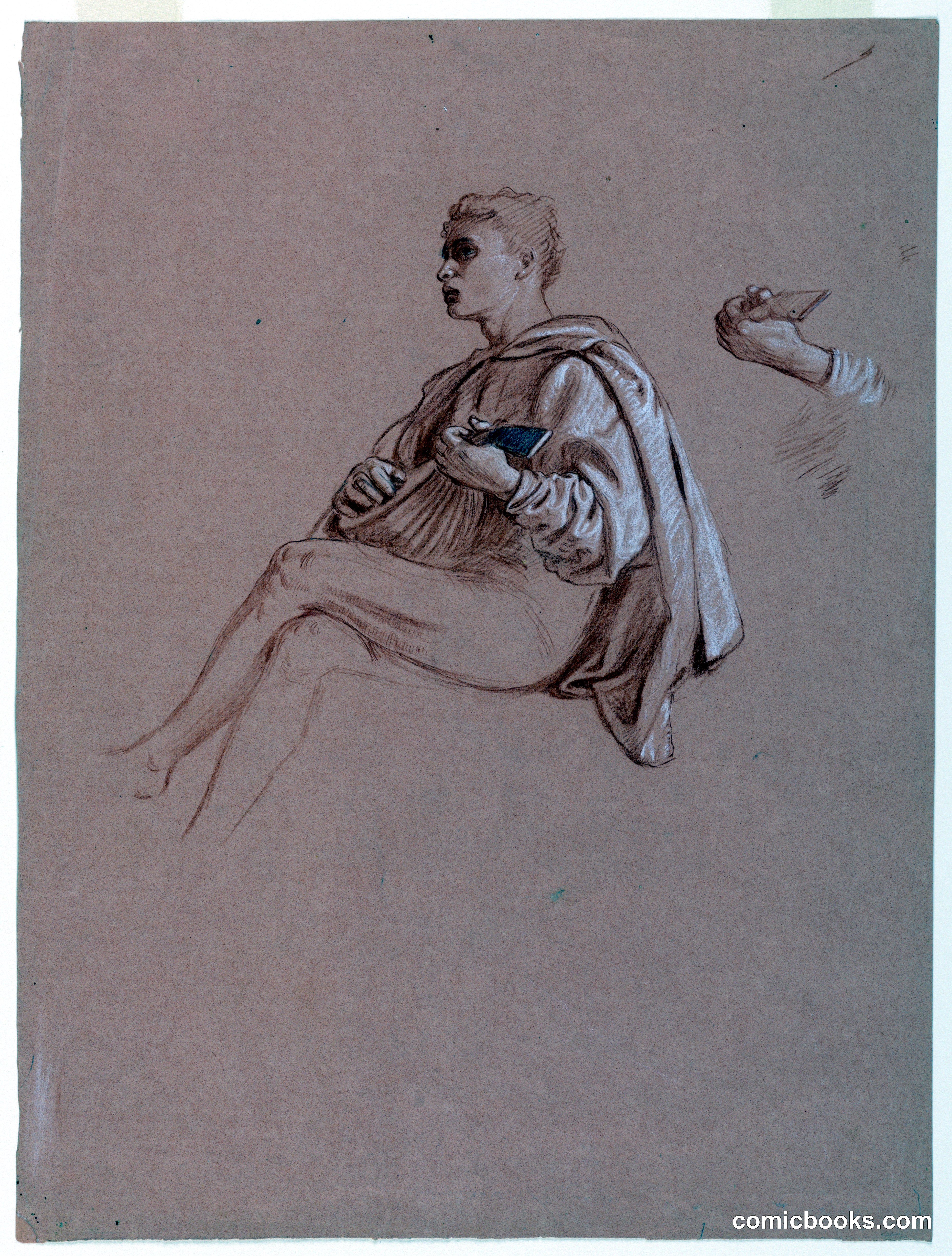 Study for 'A Florentine Picnic'