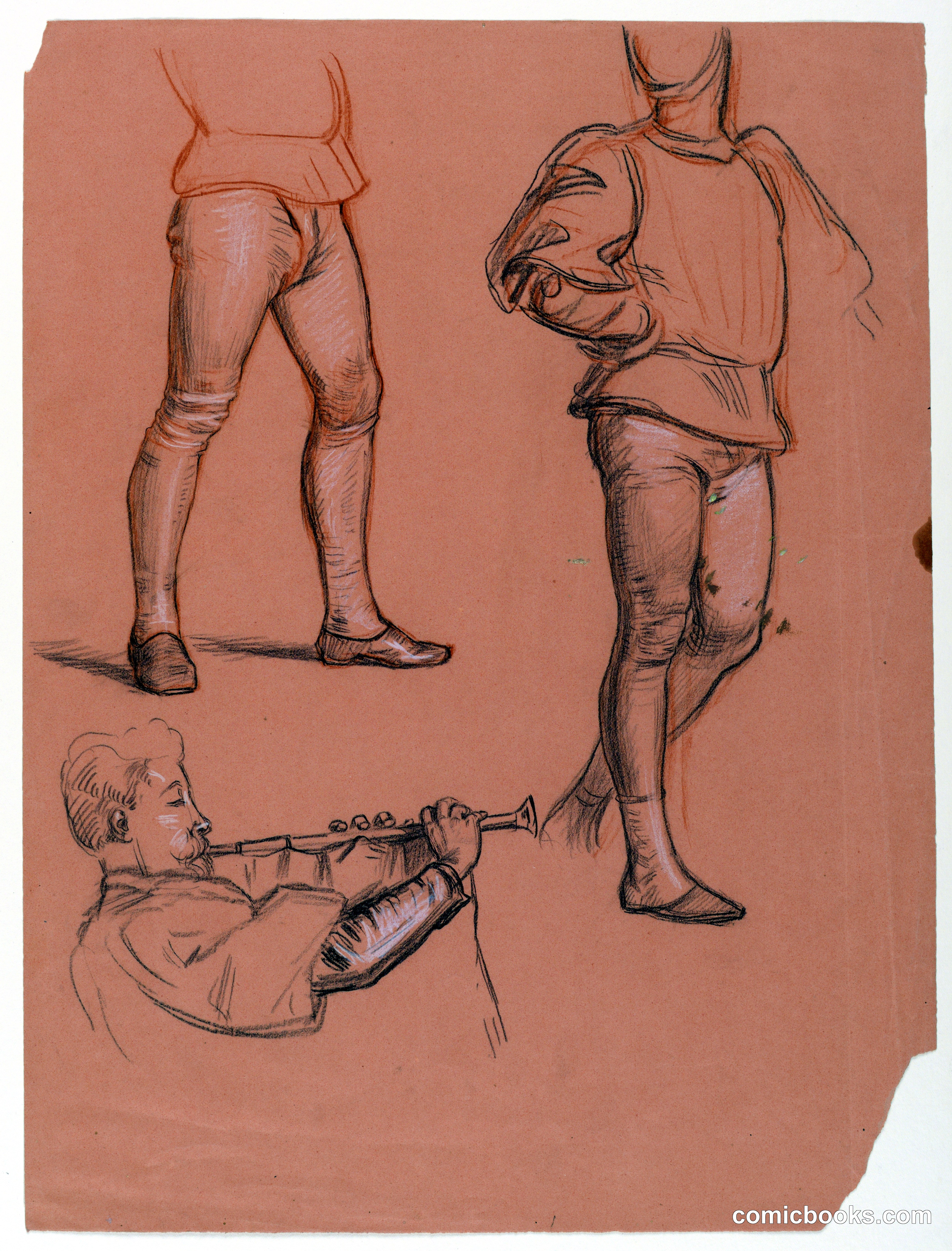 Study for 'Wedding Procession'