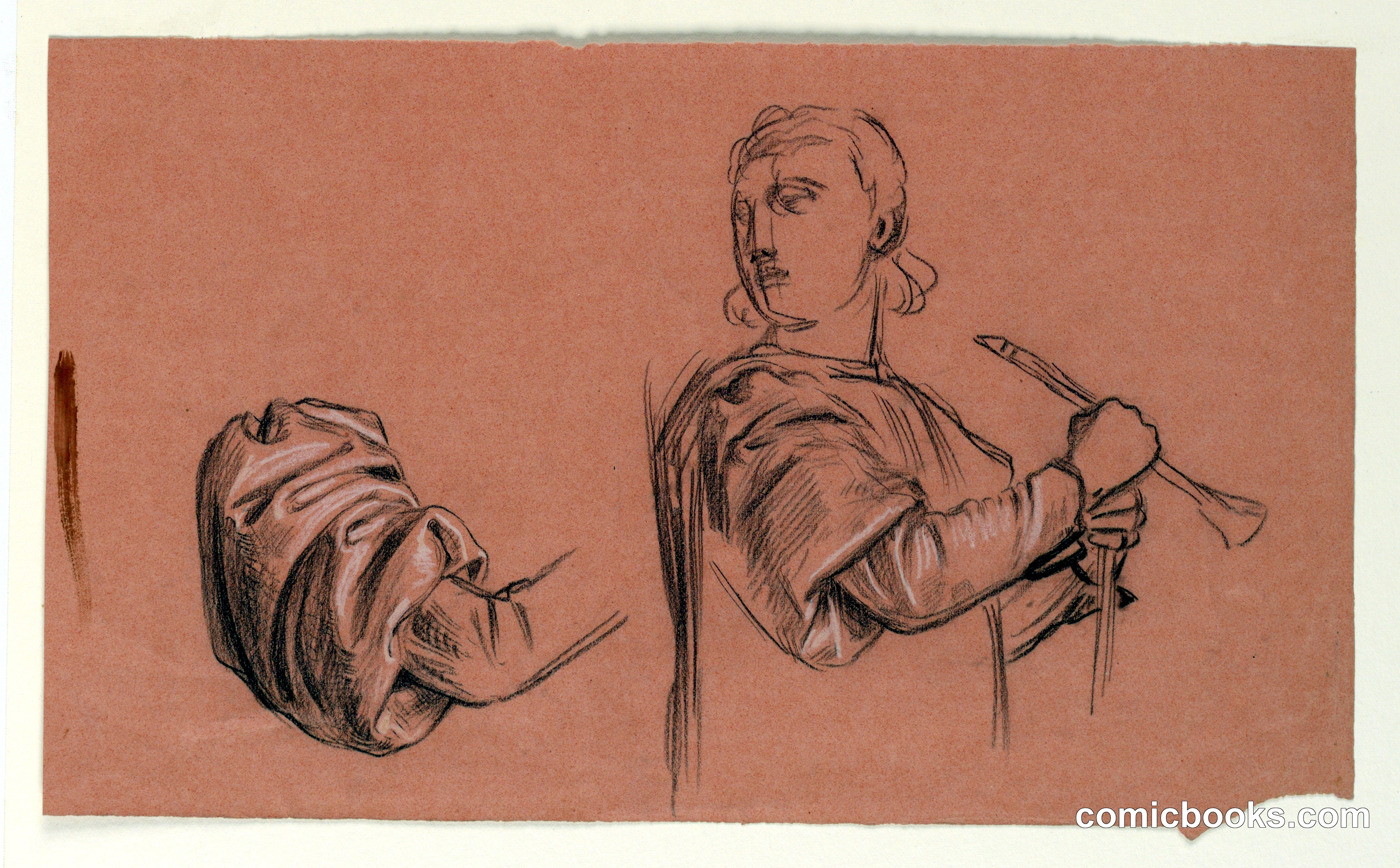 Study for 'Wedding Procession'
