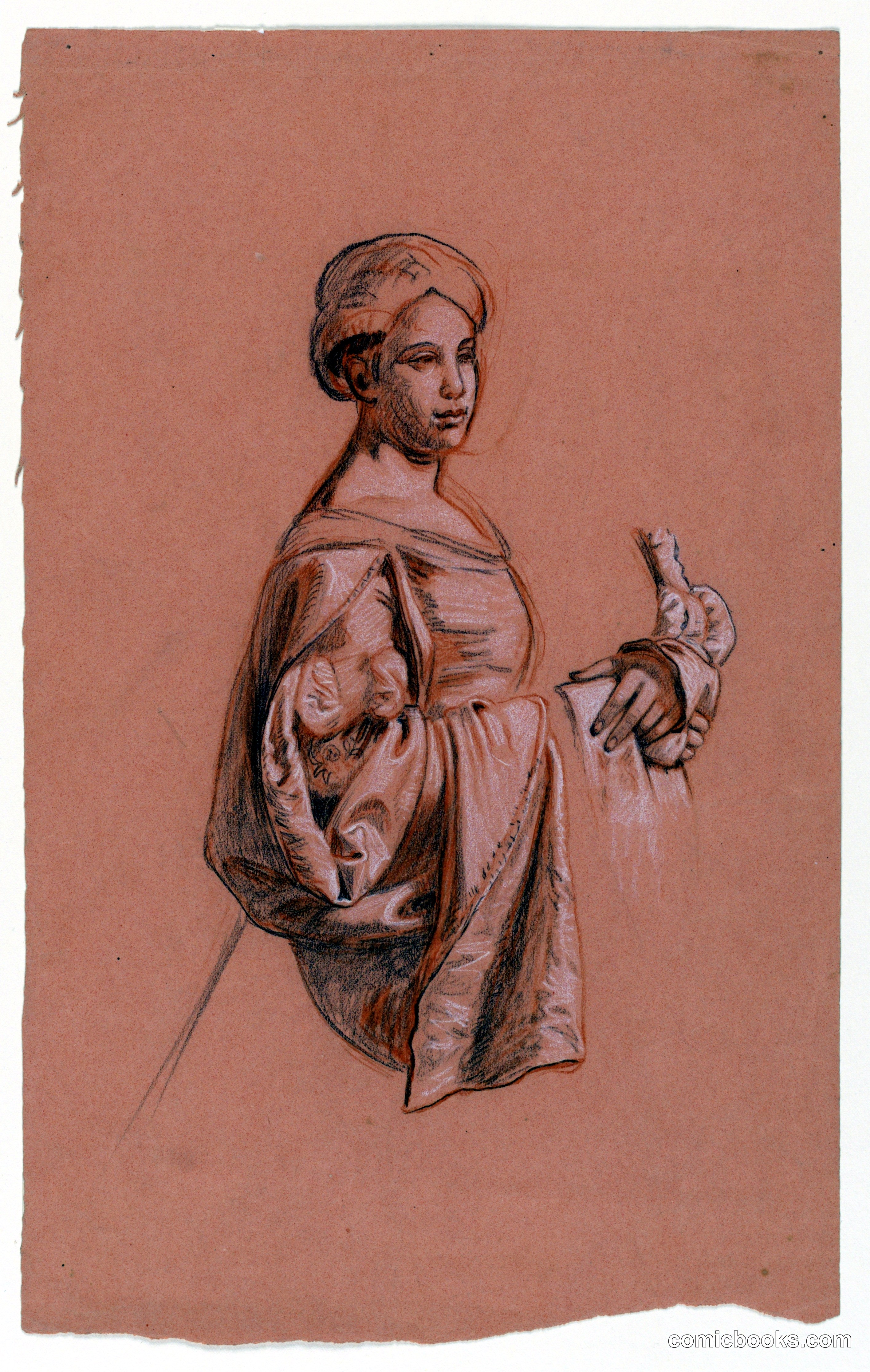 Study for 'Wedding Procession'