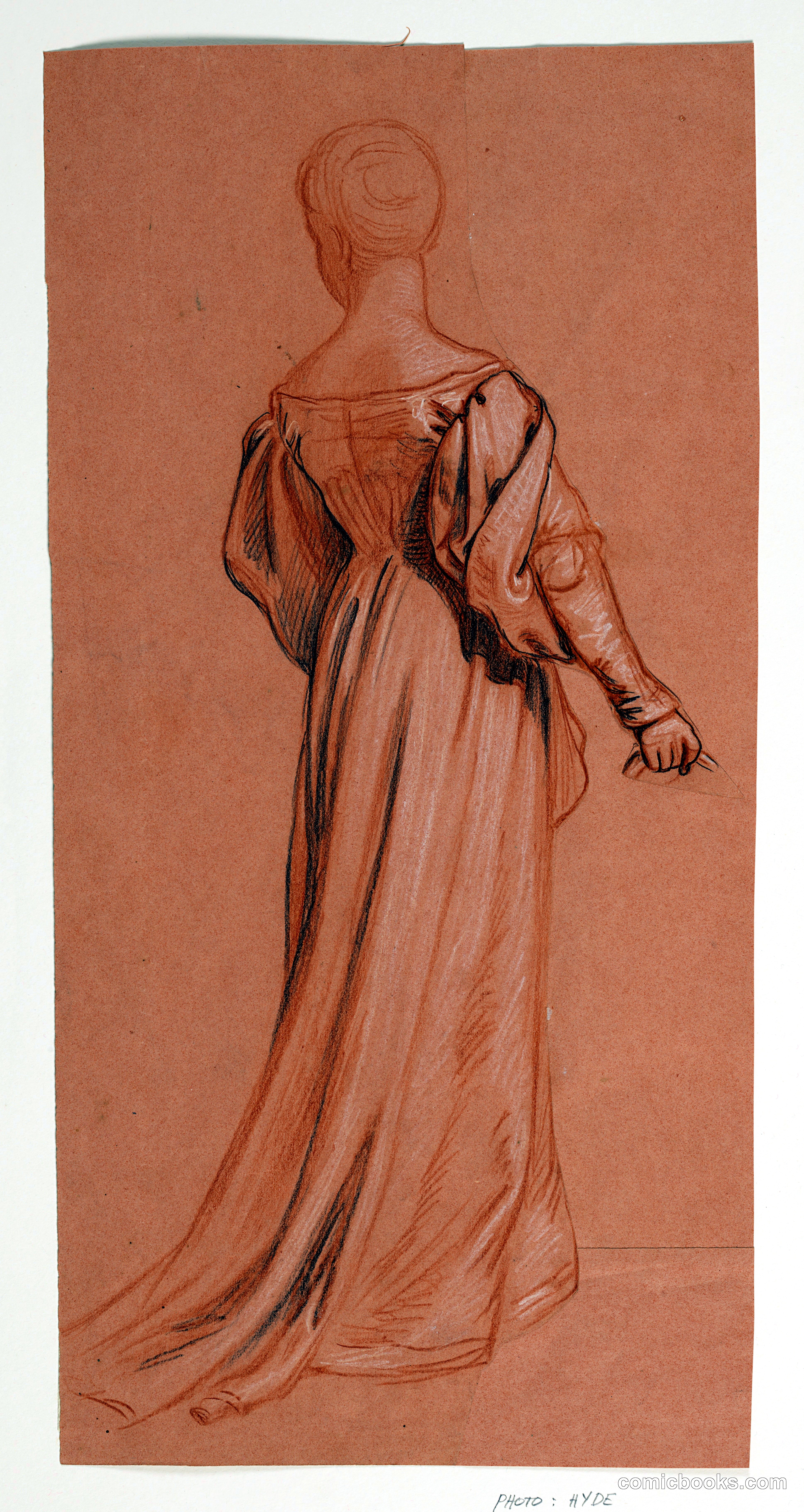 Study for 'Wedding Procession'