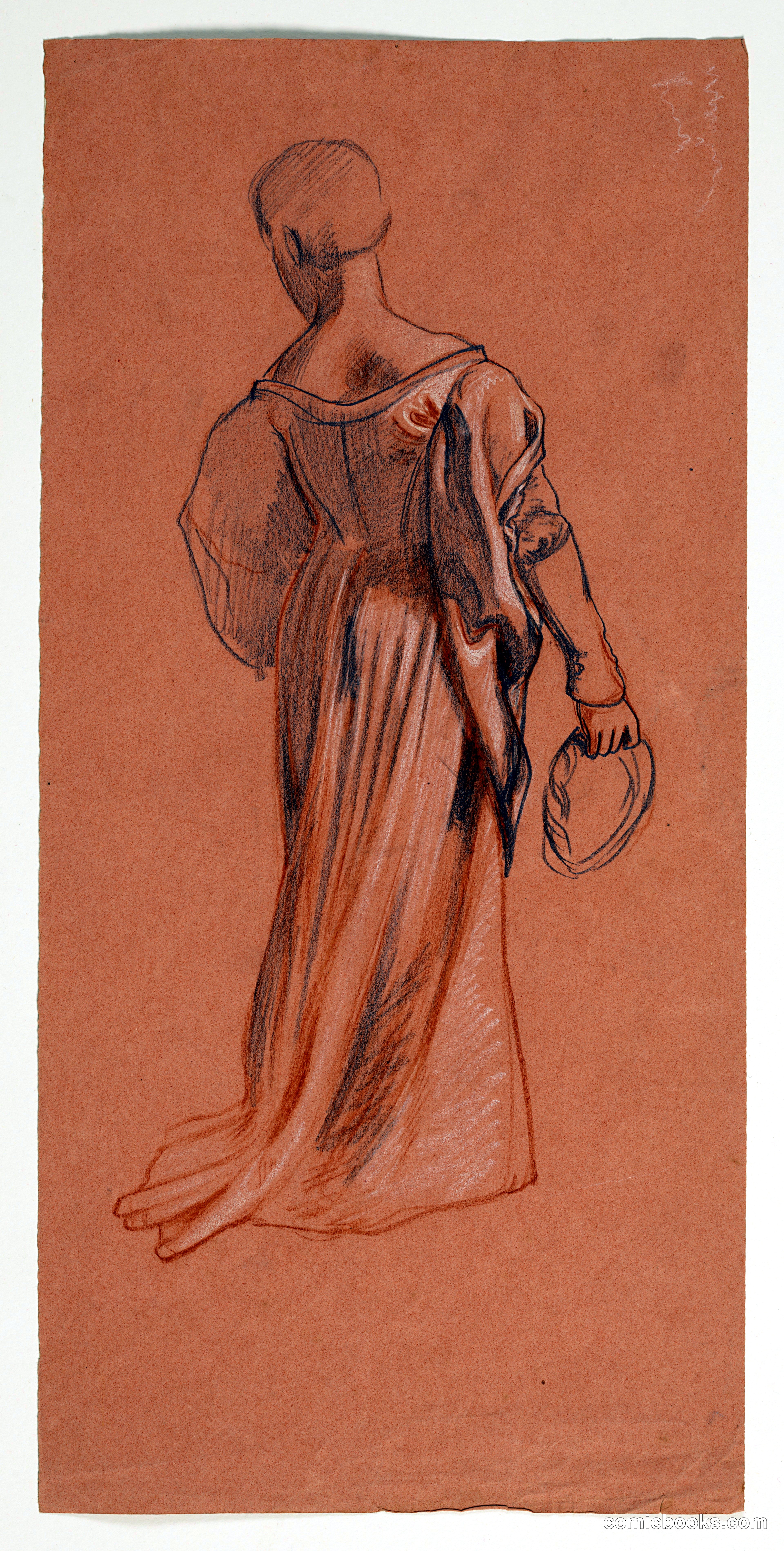 Study for 'Wedding Procession'